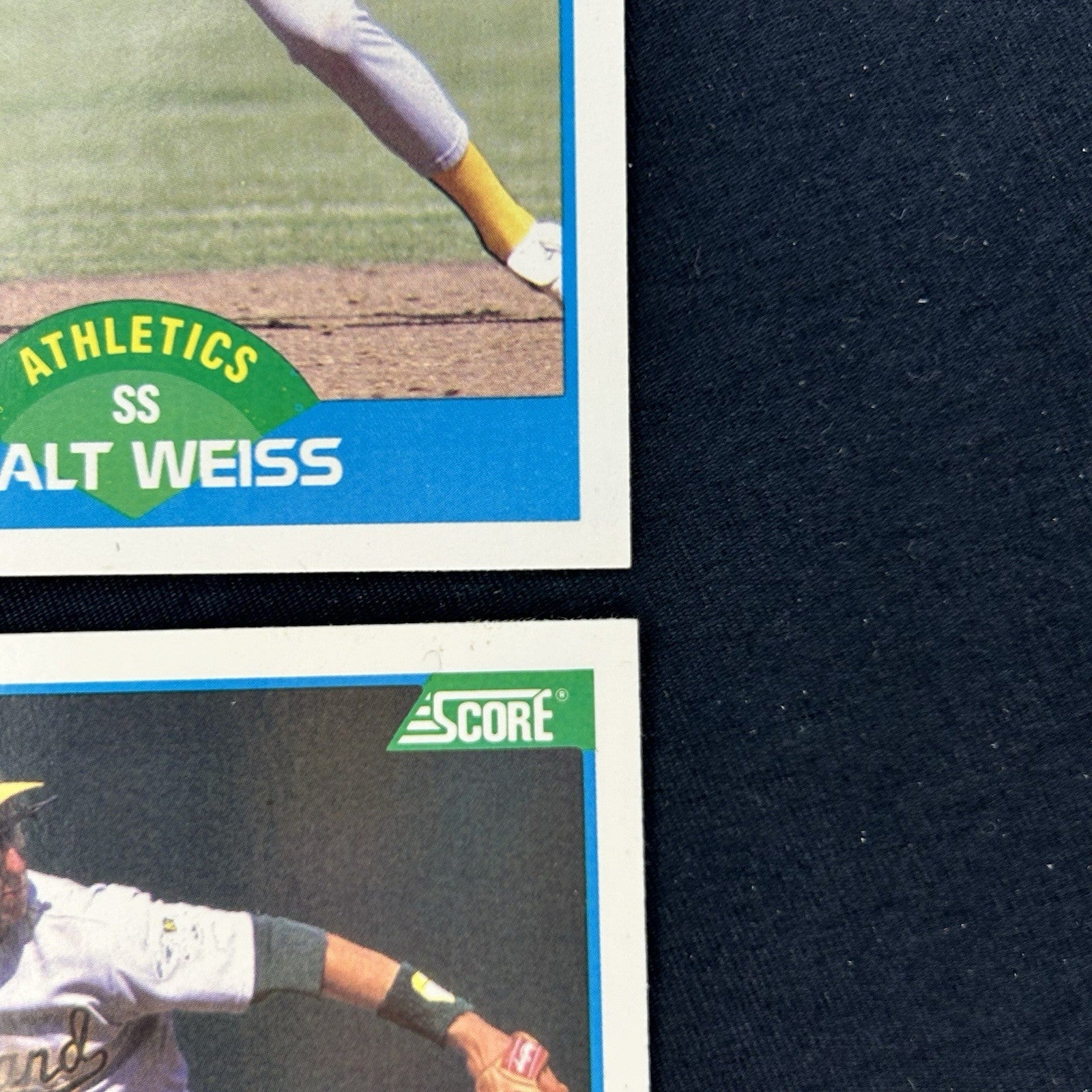 1989 Walt Weiss Trading Card (Lot Of 6) #316, #446, #165 9