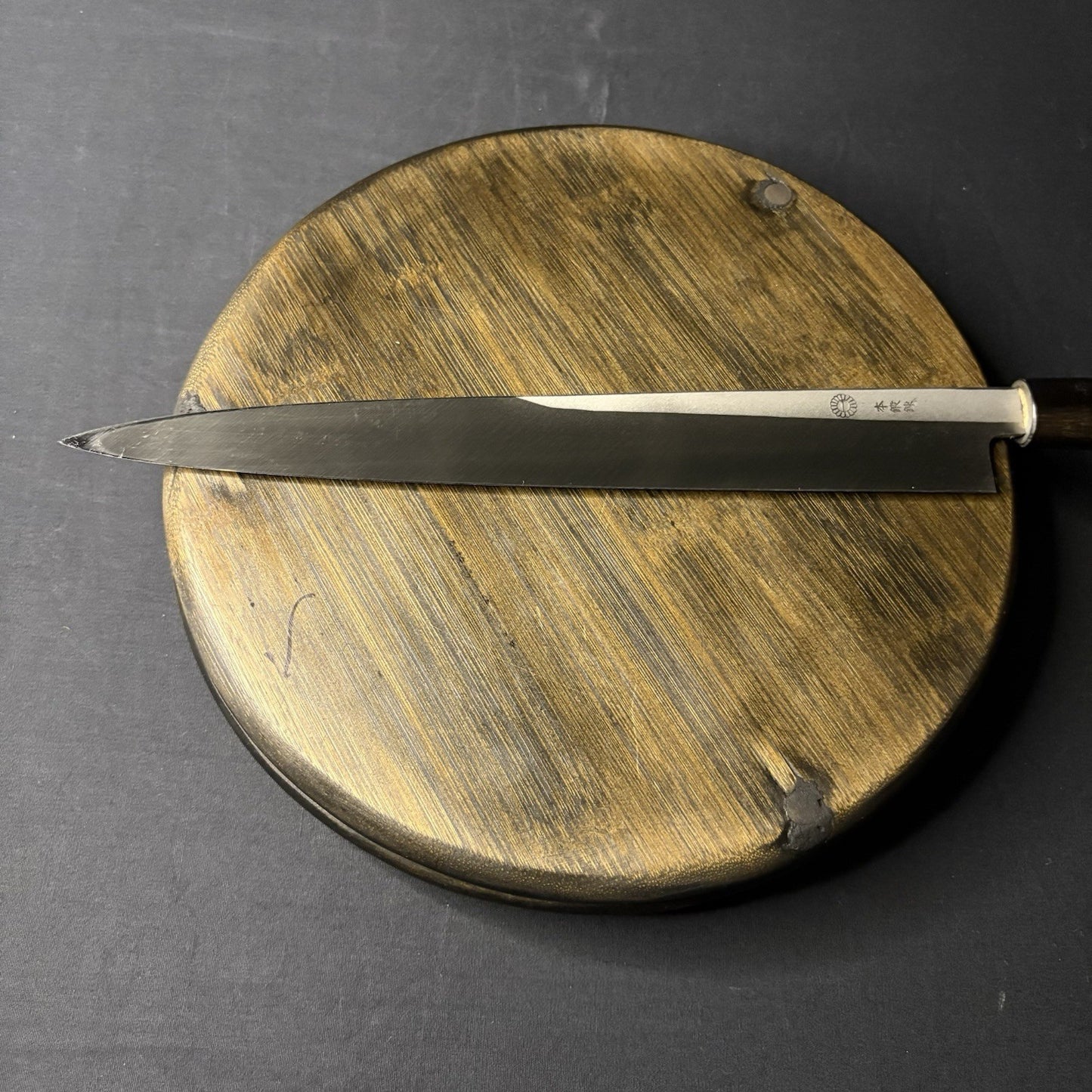 Kikuichi Japanese Chef Knife Kasumitogi Yanagi Sashimi Knife YKT27 10.5” 27cm3