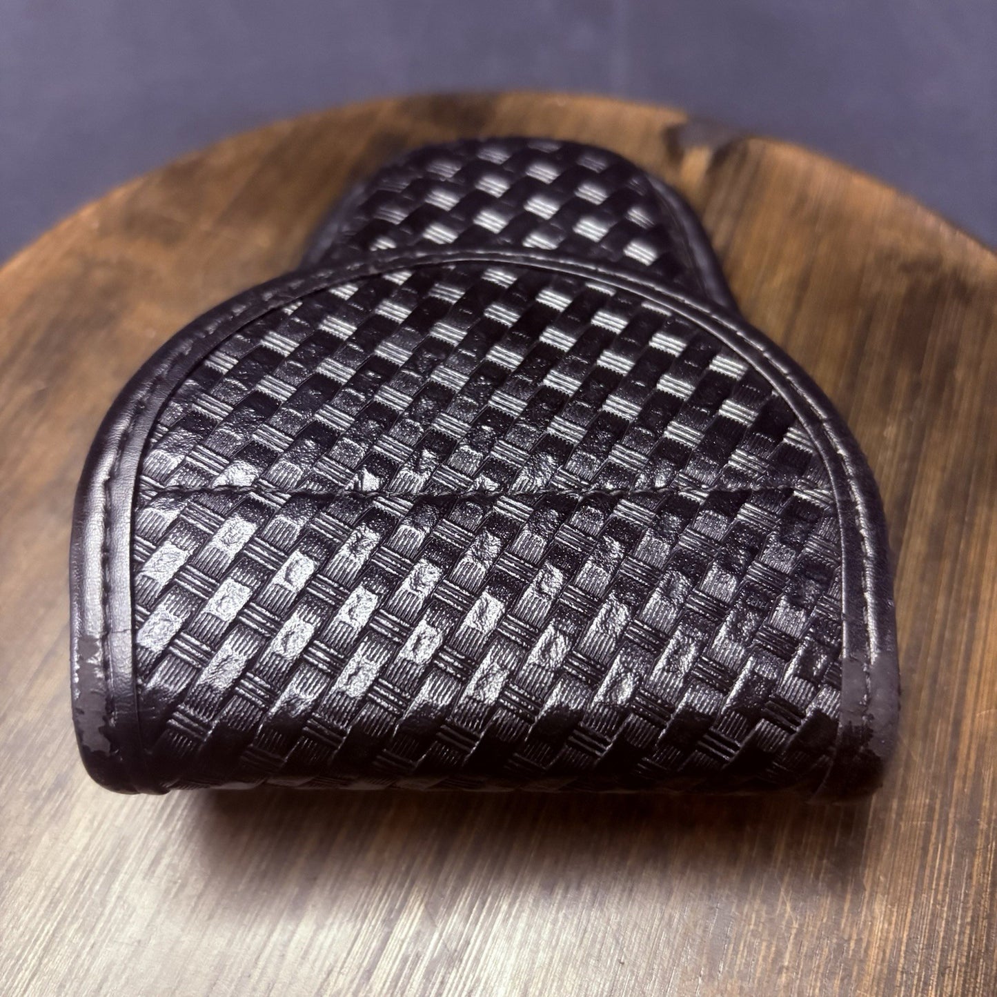 Bianchi Handcuff Case 7900 Size 2 Basket Weave AccuMold (Peerless 801 & ASP 100)2