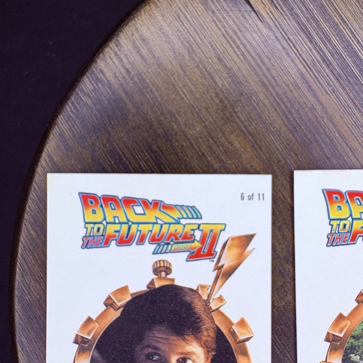 (Lot Of 3) 1989 Topps Back to the Future 2 Sticker Trading Cards #6, #4, #88