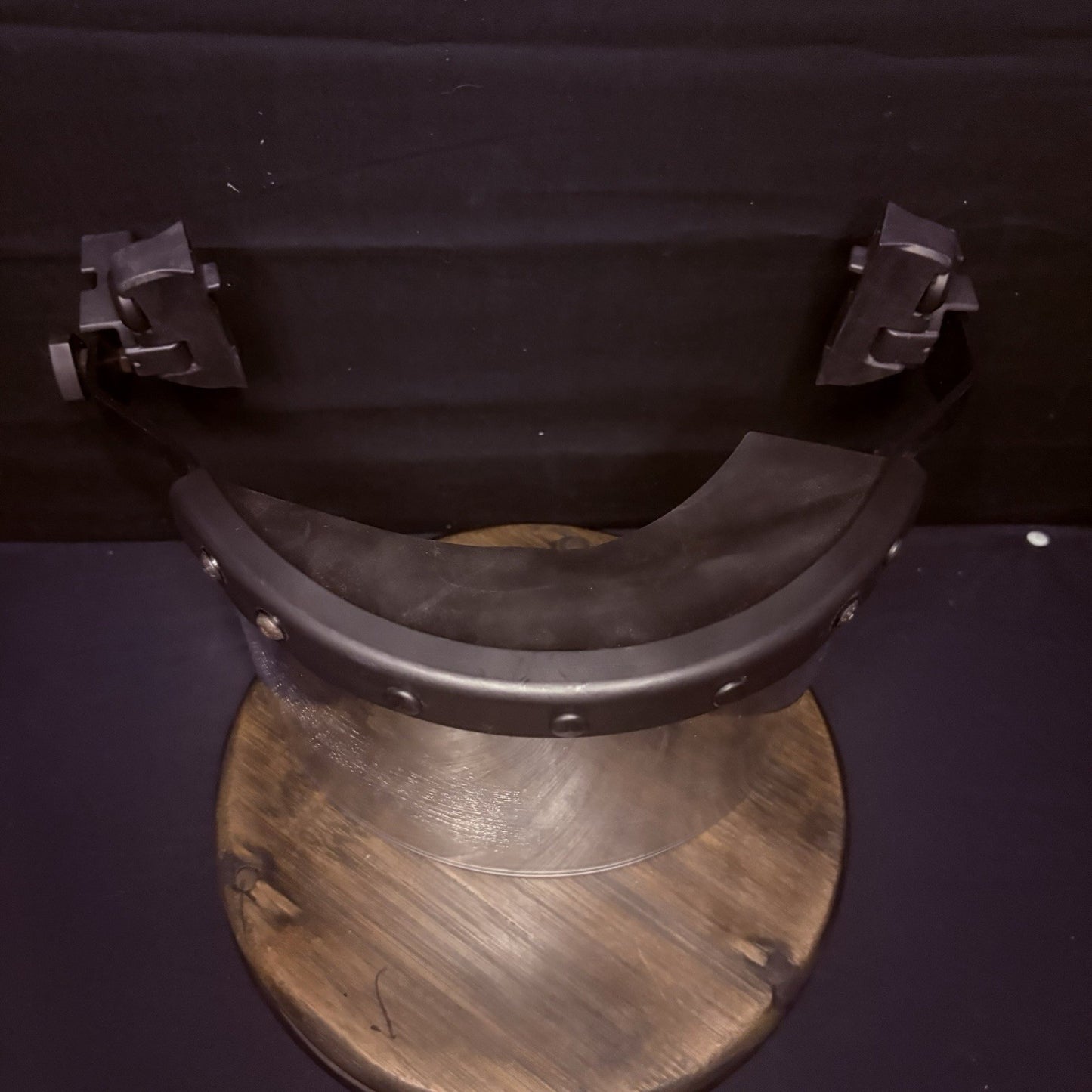 Rail Mounted DK7 Face Shield For Ballistic Helmet (With Mounts) Heavy Duty USED8