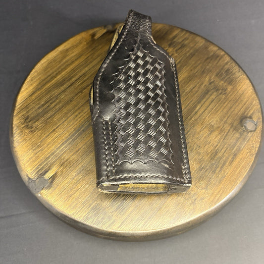 Safariland #2 Basket Weave Leather Holster for SigSauer 225, 2 1/4" Belt Loop RH0