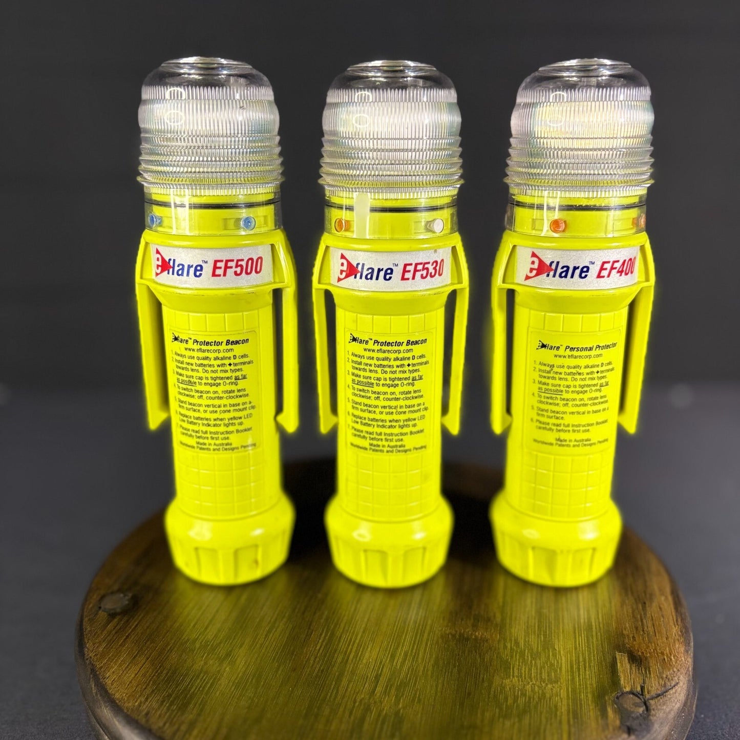 Electronic Flare Bundle of Three E-Flares Emergency Beacon0