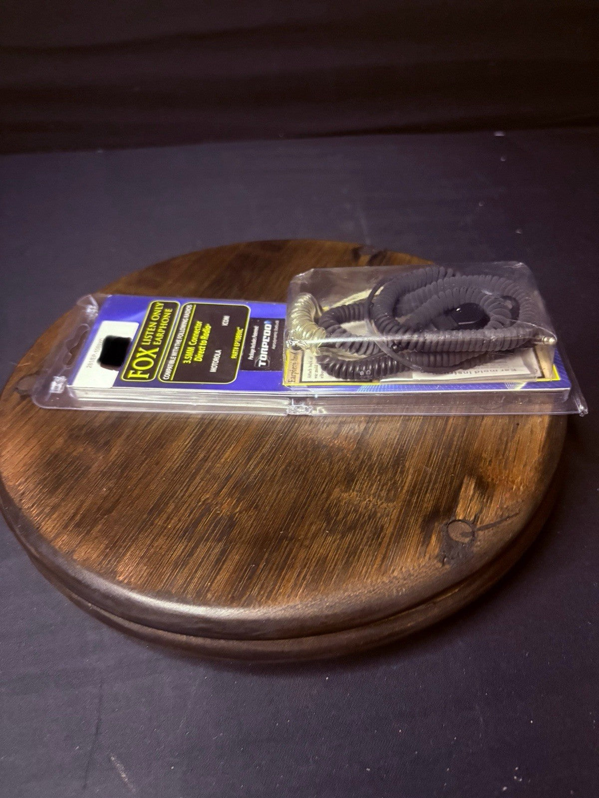 FOX CT Listen-Only Earpiece EP1089XC w/ Clear-Coiled Tube By Earphone Connection9