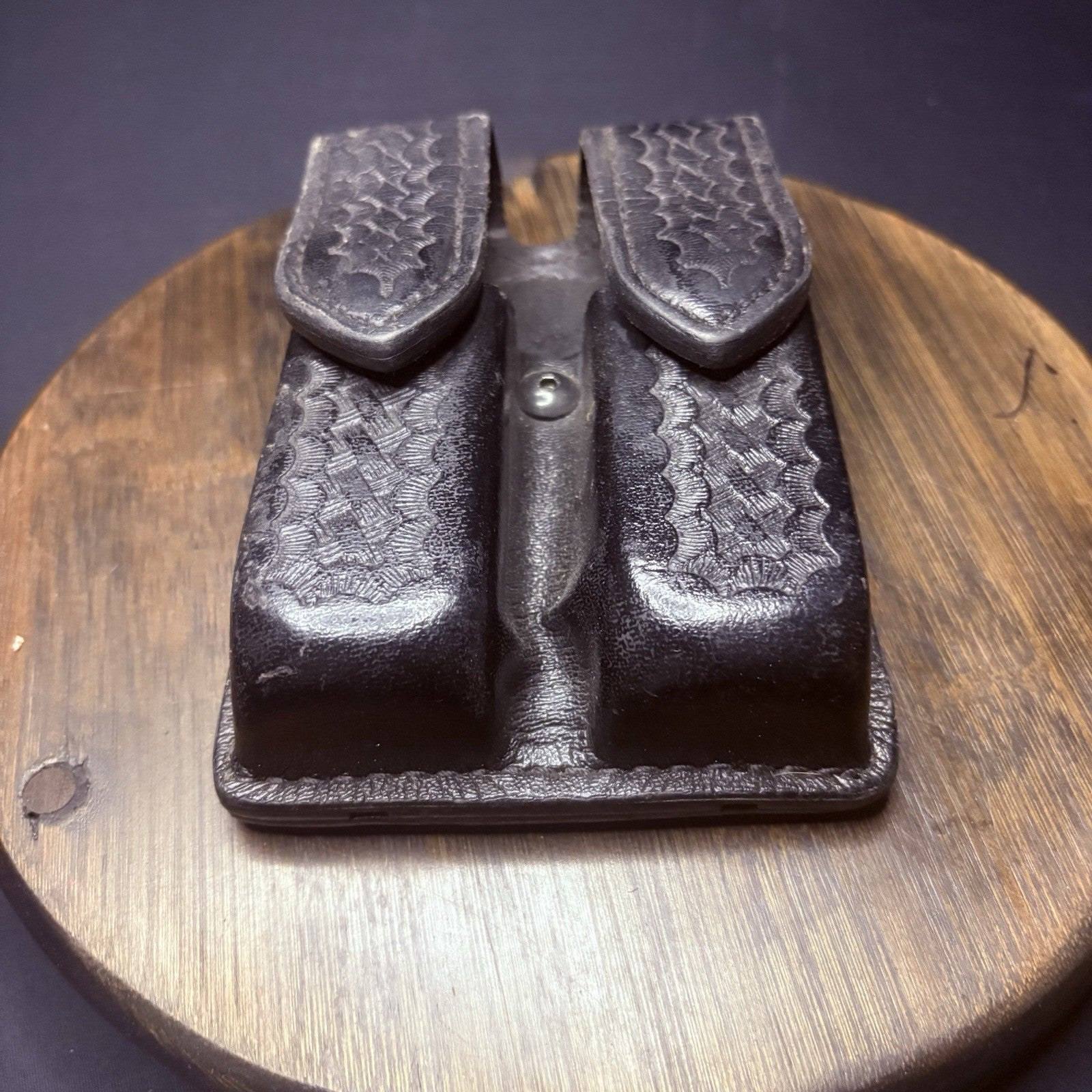 Safariland 77 Glock 20, 21 Double Magazine Pouch 10mm  .45 Basket Weave4