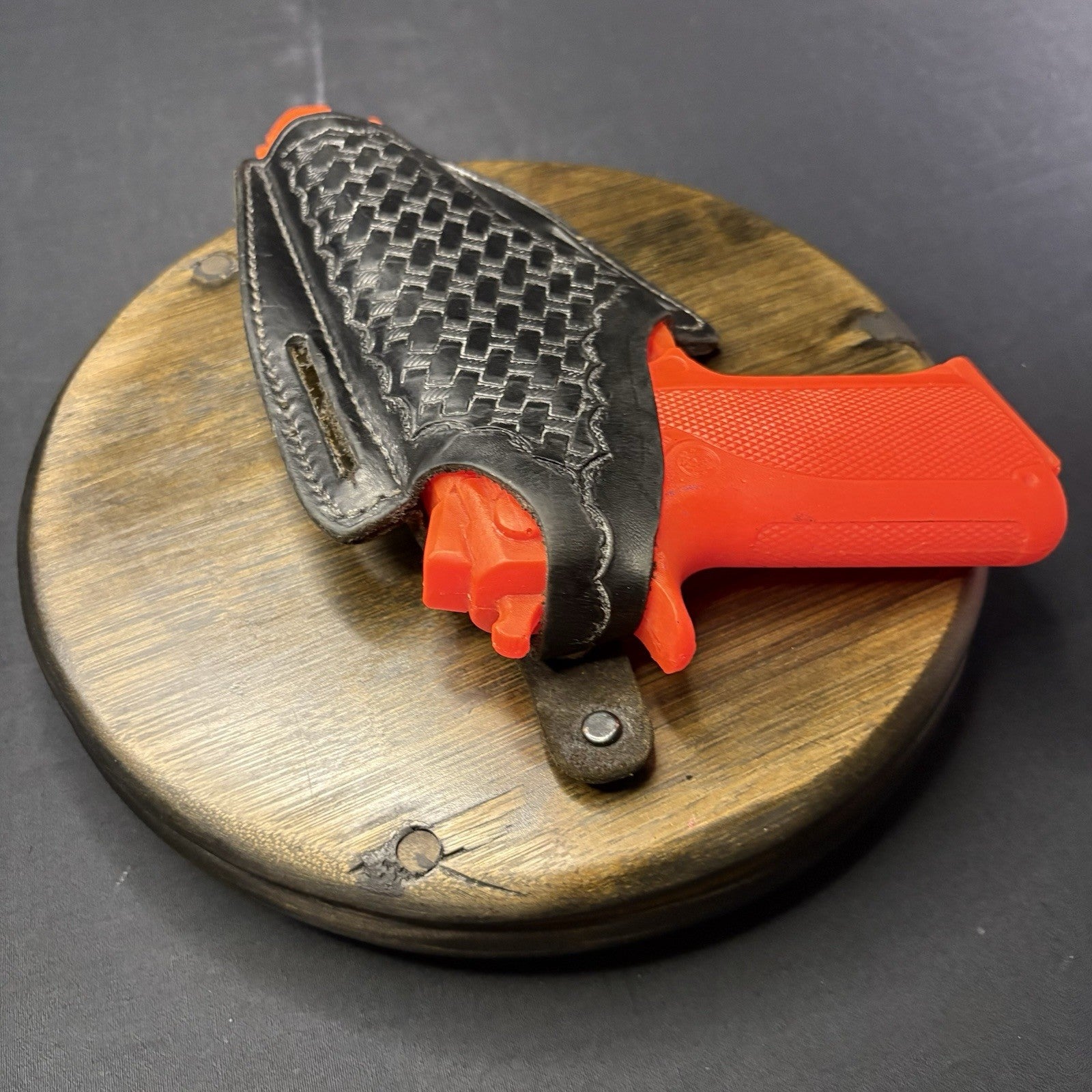 Bucheimer S&W 1006 Holster Leather Smith & Wesson Basket Weave Model 8304-79W1