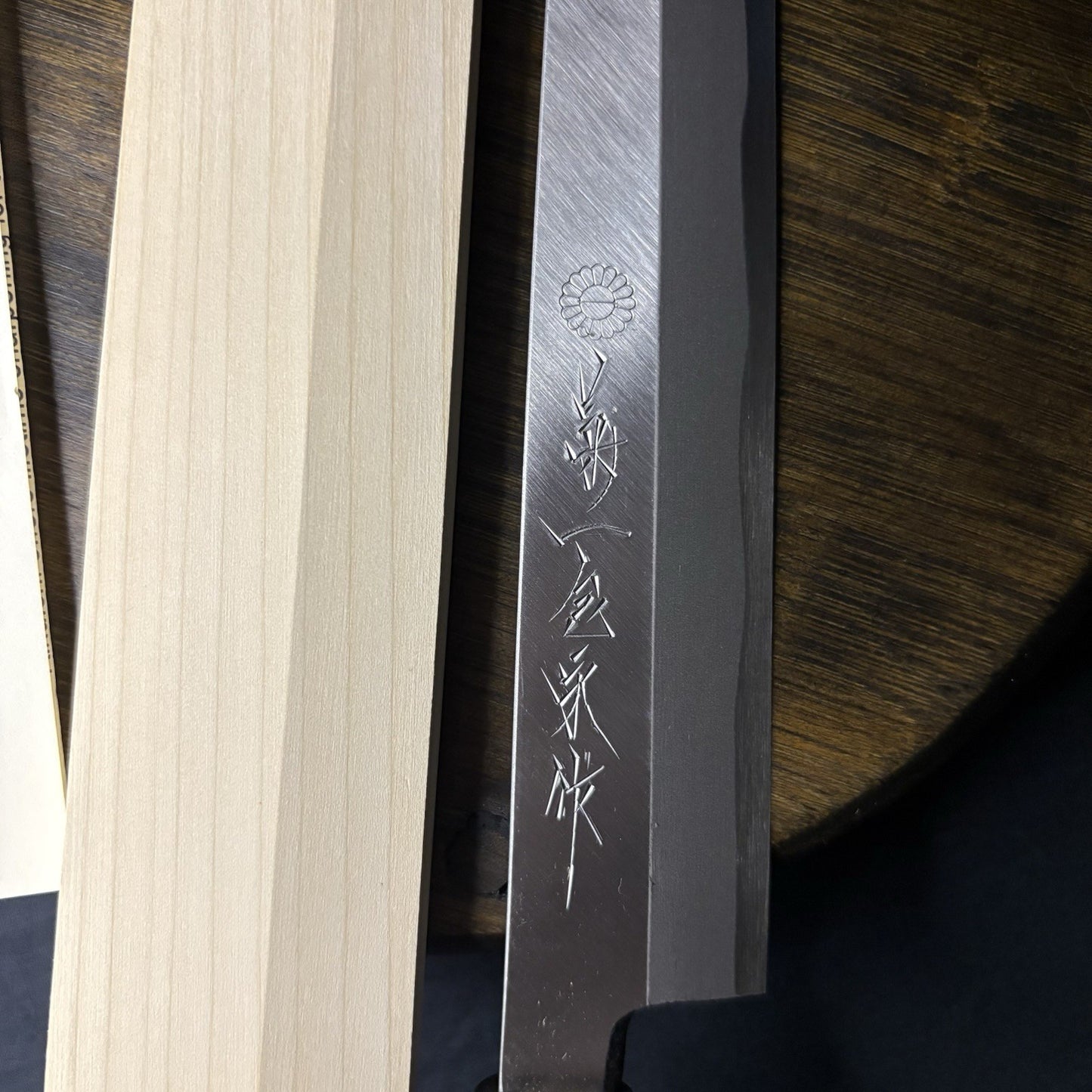 Kikuichi Japanese Chef Knife Kasumitogi Yanagi Sashimi Knife YKT30 12” 30cm7