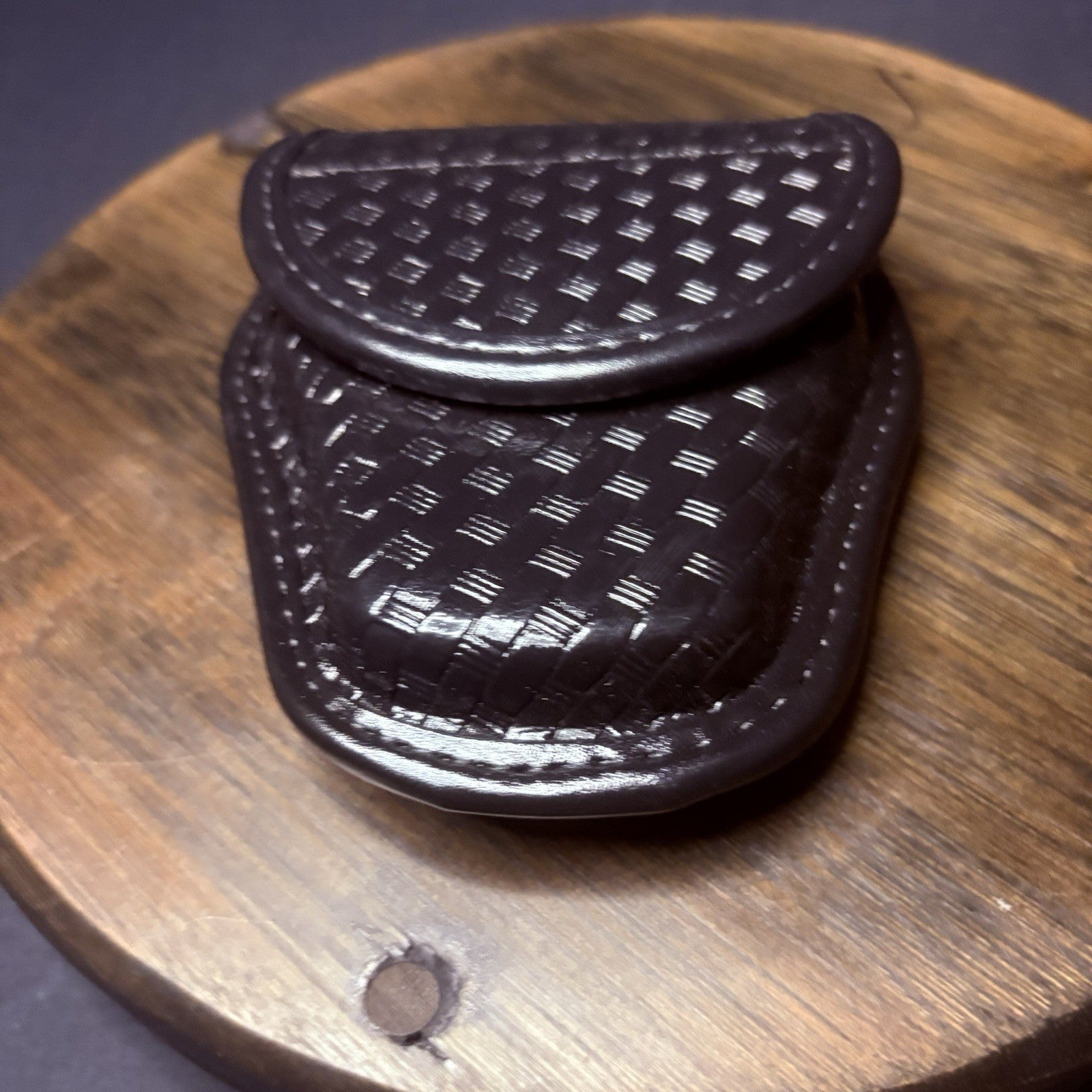 Bianchi Handcuff Case 7900 Basket Weave AccuMold Size 1 #220636