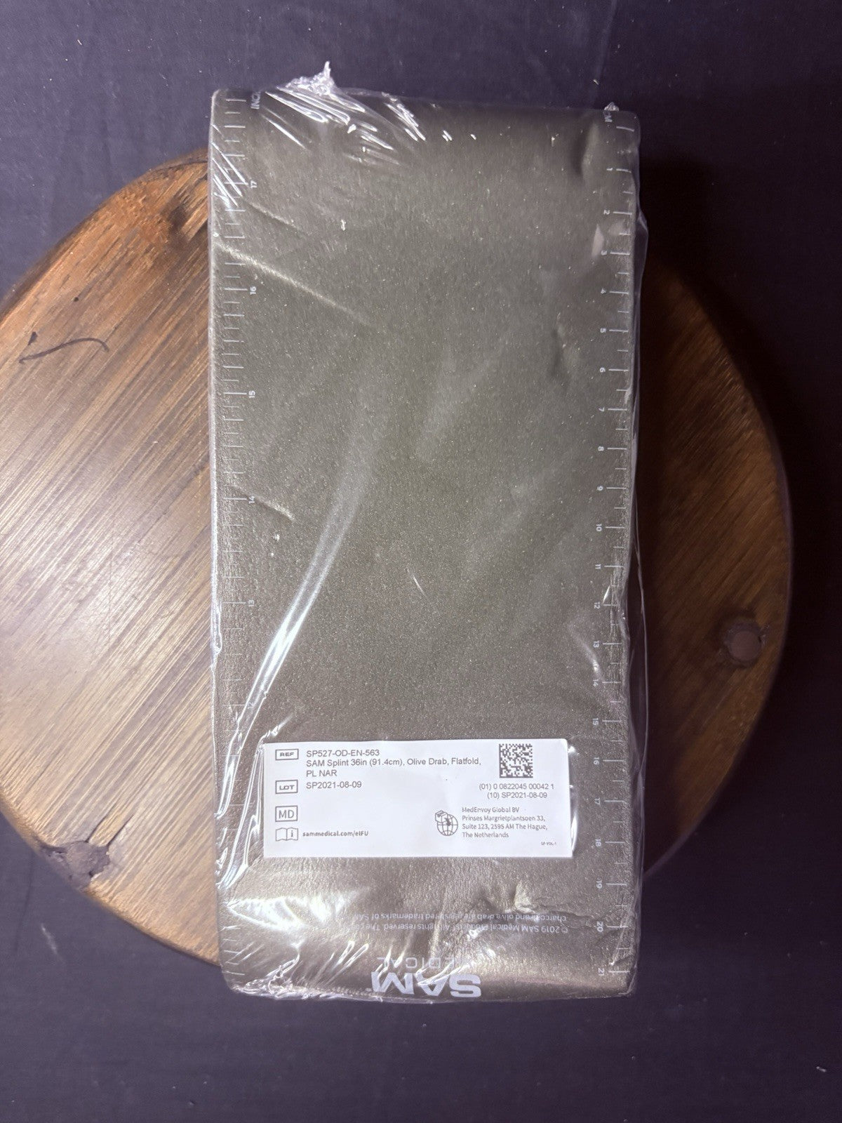 36" SAM Splint II For First Aid Kit, Gray SAM Splints, Army Style for Trauma1