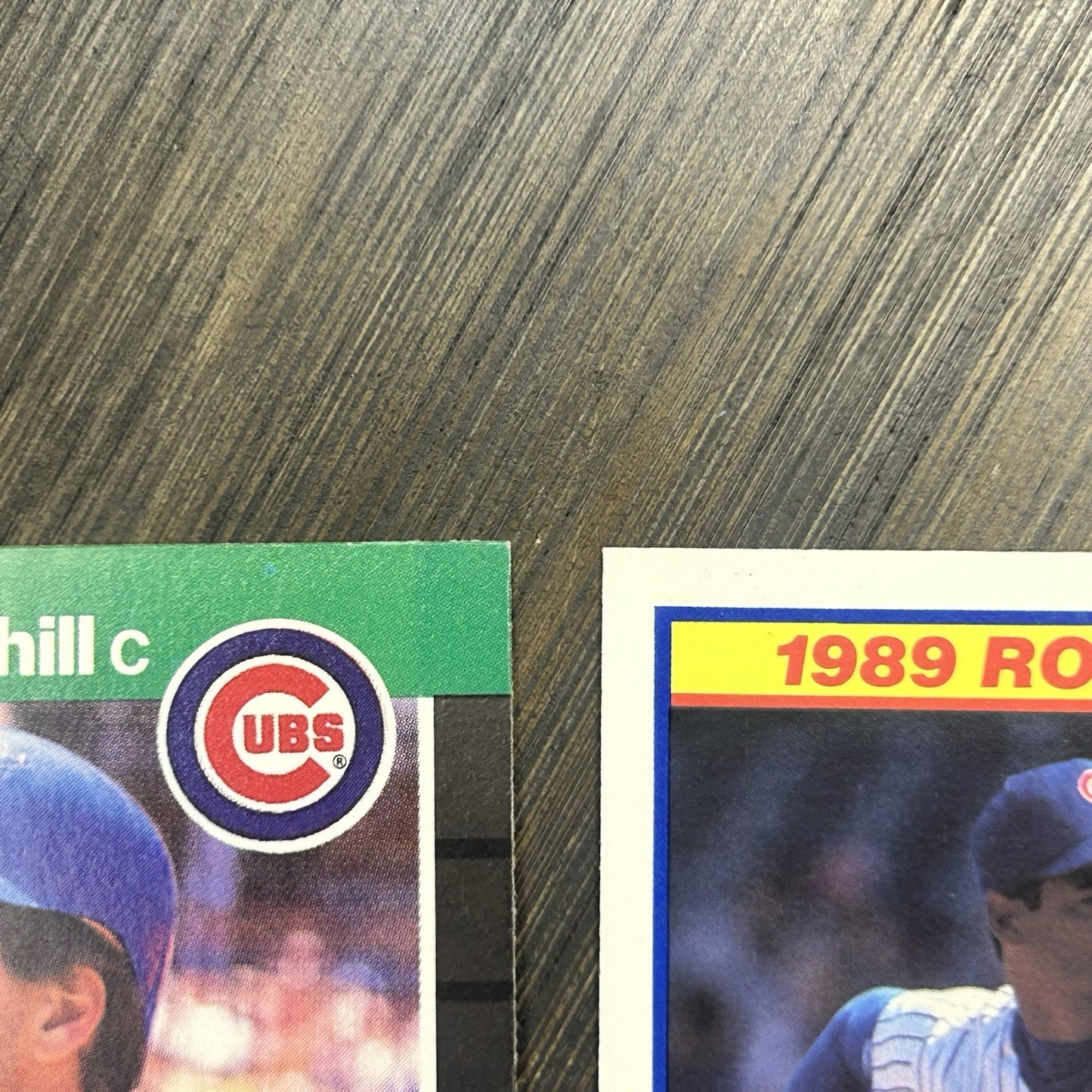 1989 (3) Cubs Cards Mike Harkey Rookie Score, Damon Berry Hill, Rafael Palmeiro4