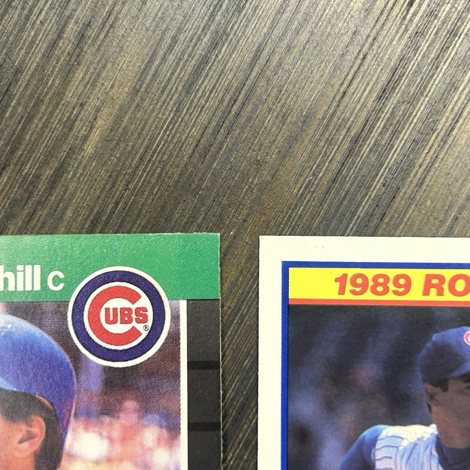 1989 (3) Cubs Cards Mike Harkey Rookie Score, Damon Berry Hill, Rafael Palmeiro4