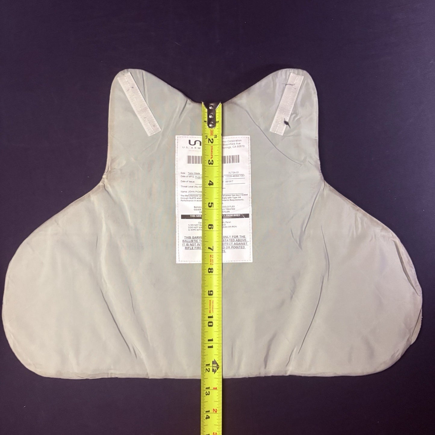 US Armor 3A Bullet Proof Vest Size Large IIIA Concealable Ballistic Vest11