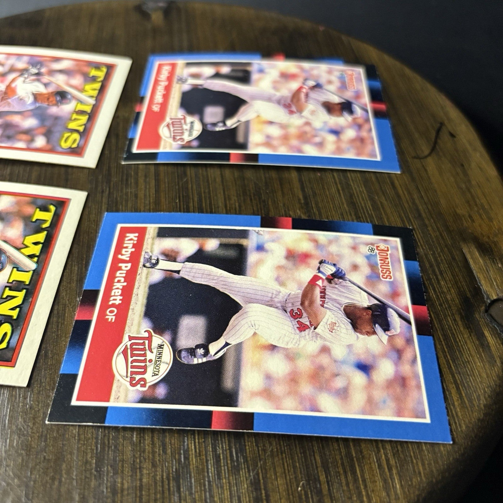 Kirby Puckett 8 Card Lot MLB Mint Condition 10