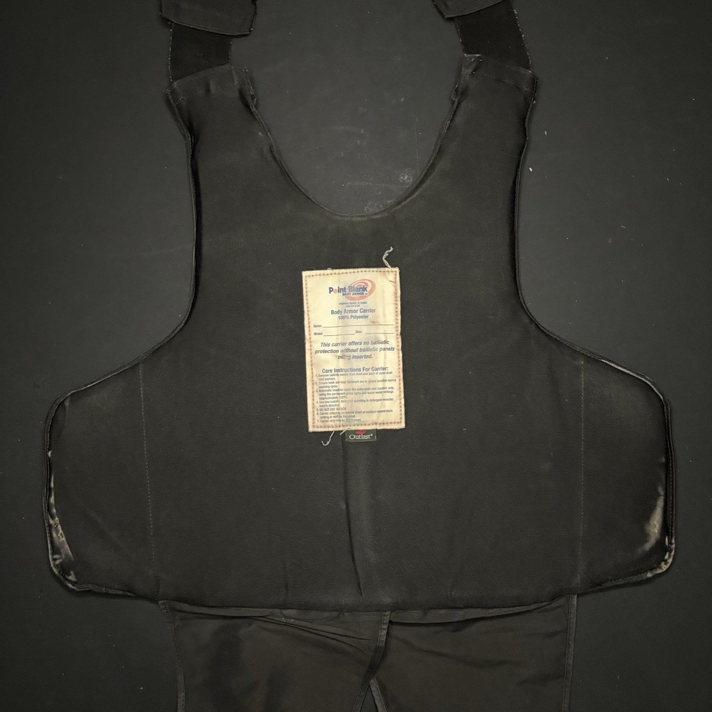 PB Armor 3A Bullet Proof Vest Size Medium IIIA Concealable Vest w/Trauma Plate5