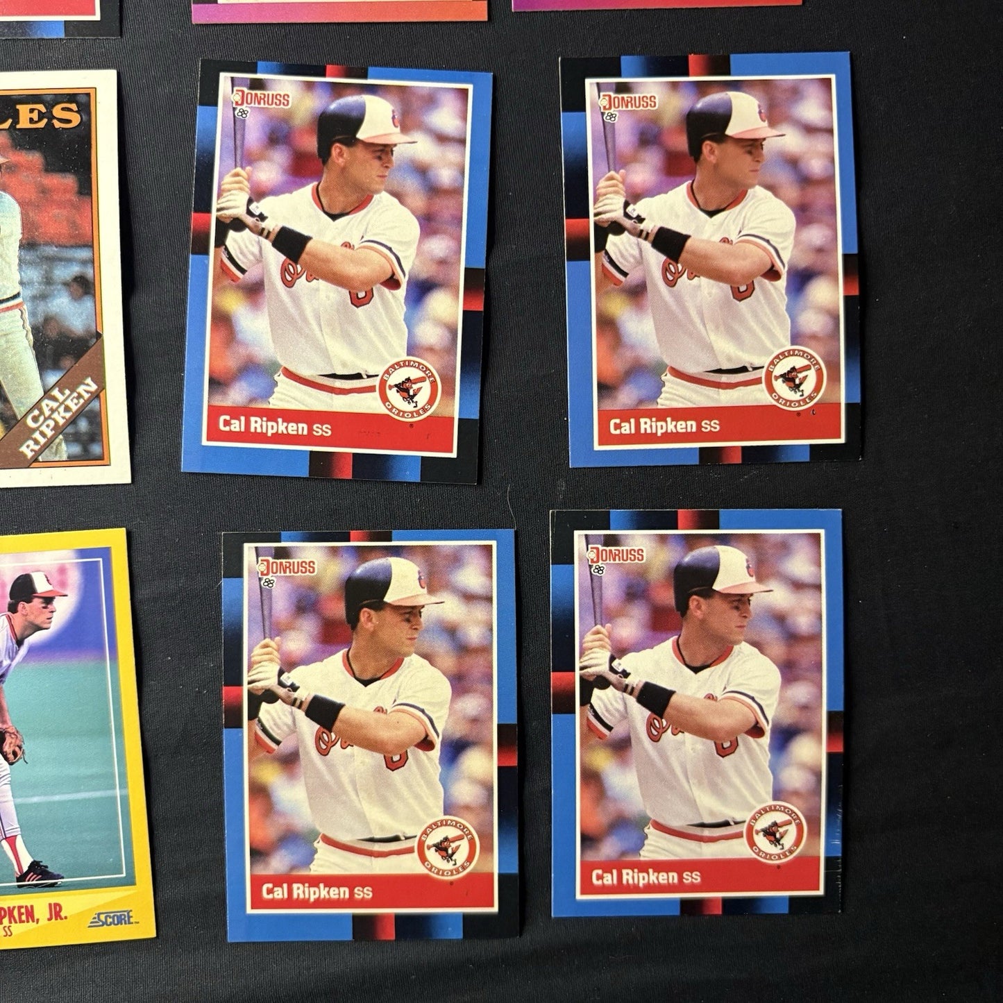 Cal Ripken Jr. 1988 Lot (15) High Grade Card Baltimore Orioles HOF Topps Donruss3