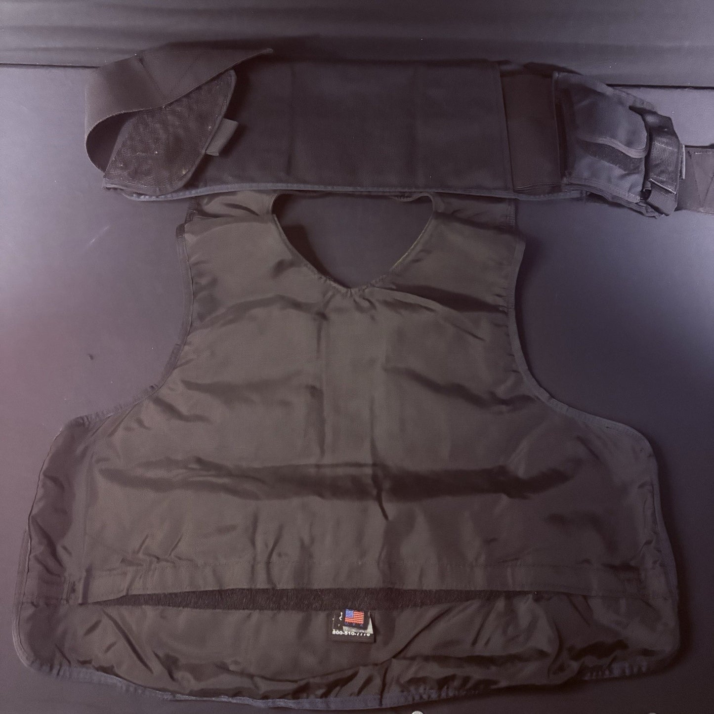 Cordura Tactical Plate Carrier Size XL USA Made w/Radio, Mag, Utility Pouches15