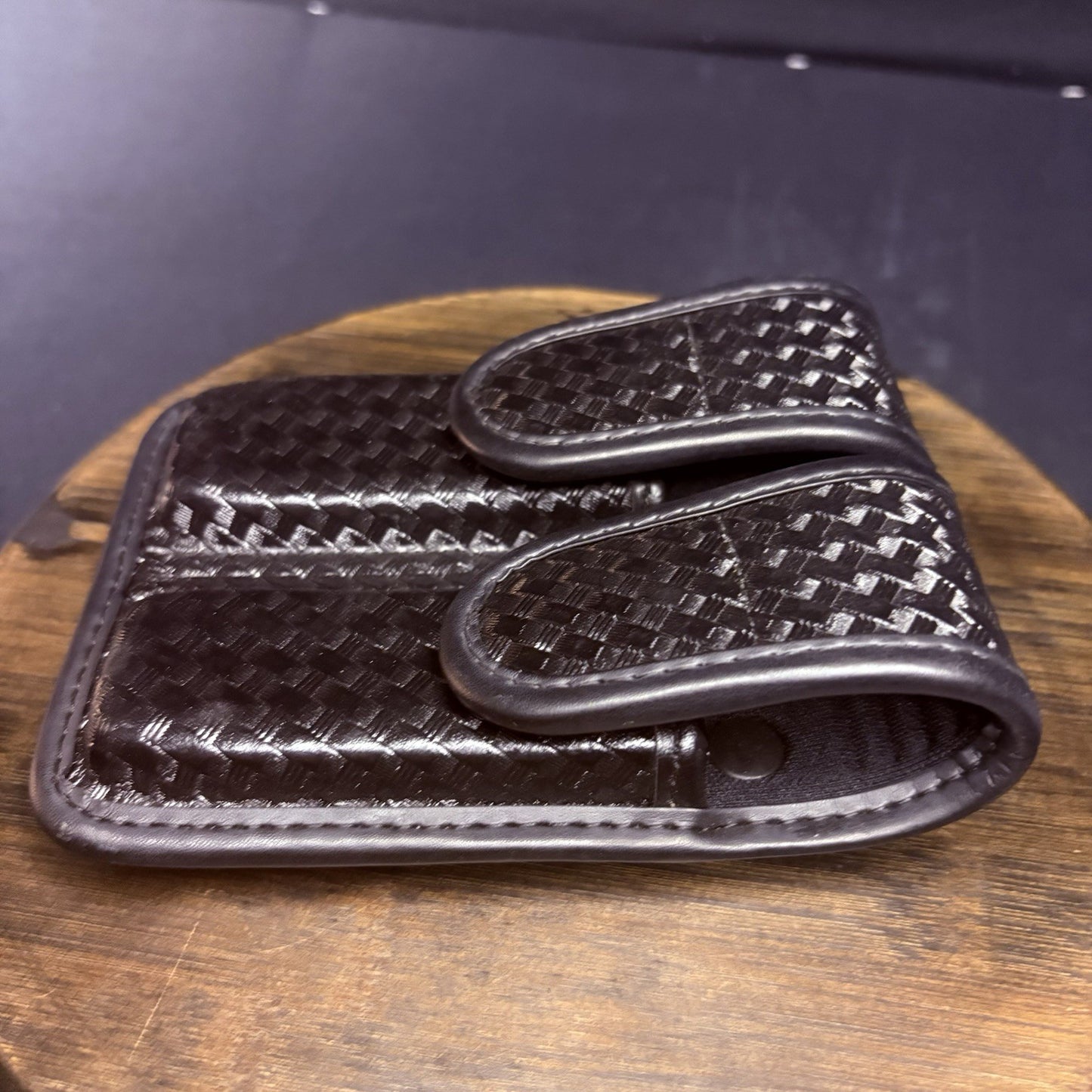 Bianchi Magazine Pouch Carrier Size 1 (10mm & .45) Single Stack, Basketweave5
