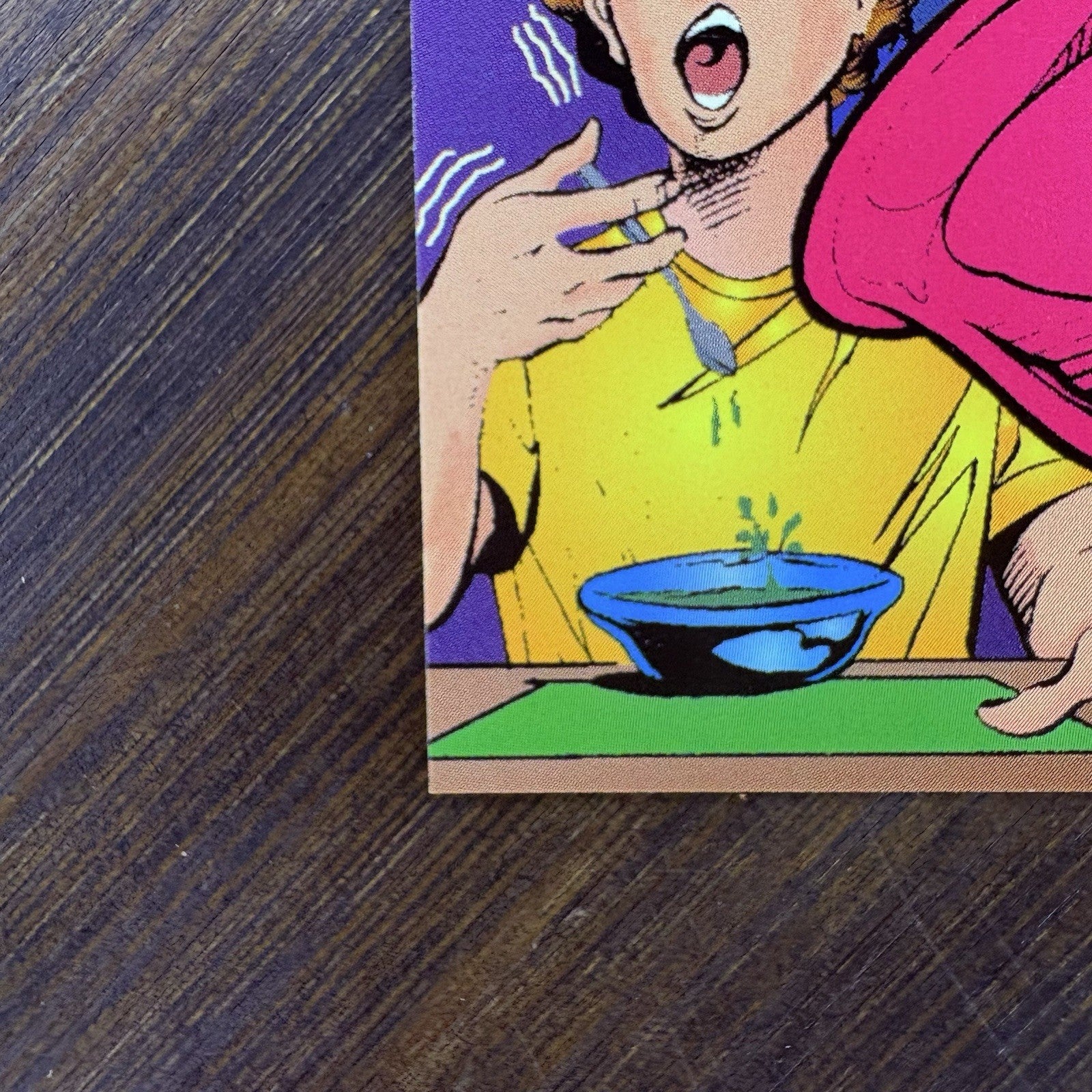 1996 Goosebumps Card Floating Food RL Stine #17 Topps2