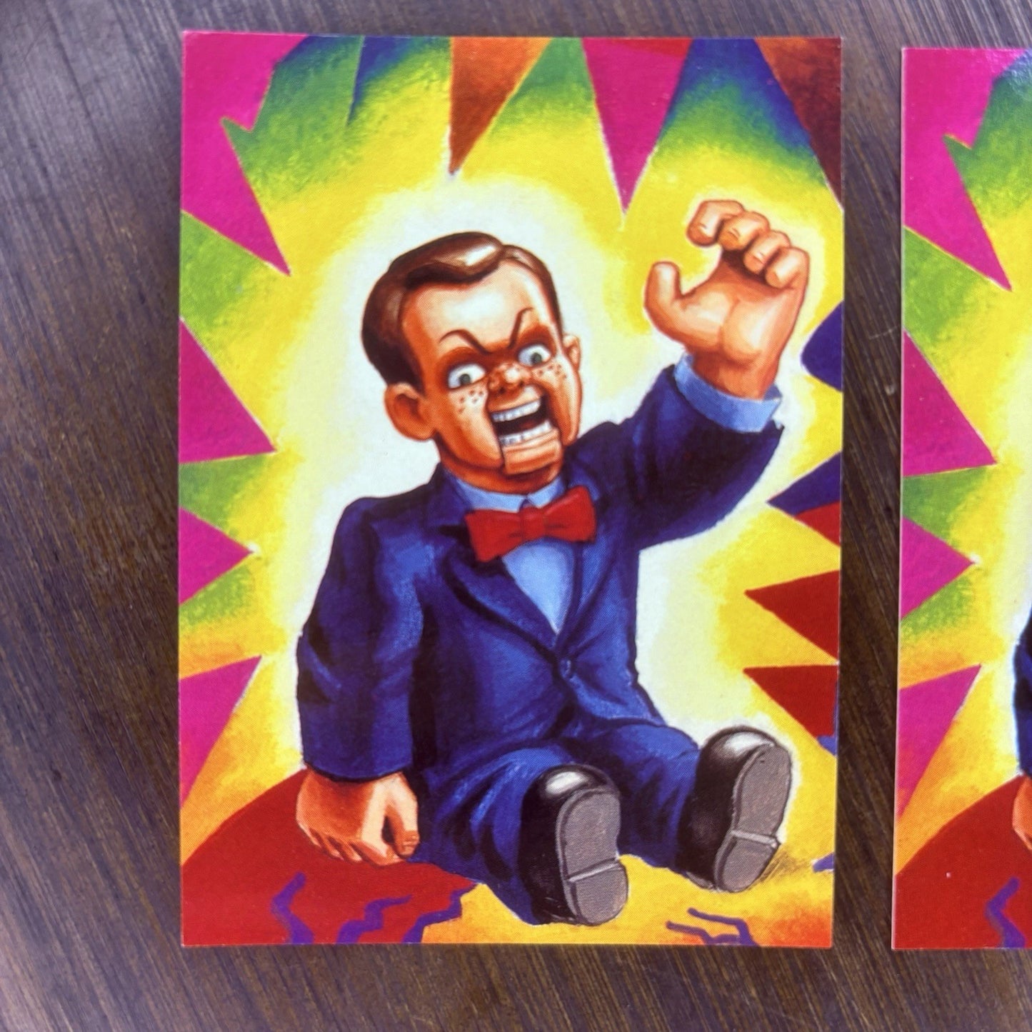 1996 Topps Goosebumps Slappy the Dummy #40 Lot Of (2) High Grade Card See Photos12