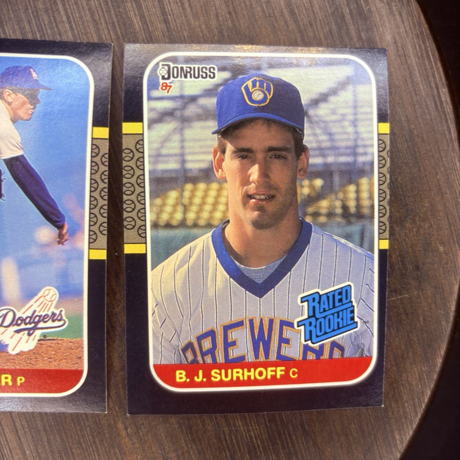 1987 Donruss MLB Card (Lot Of 3) Orel Hershiser & William Surhoff Rookie Card4