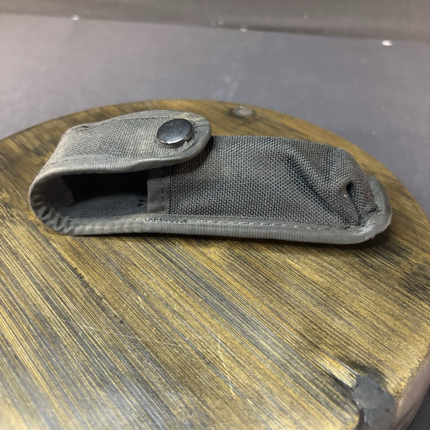 Uncle Mikes Compact Flashlight Pouch, Duty Belt Gear Black Nylon Case ~ 6”~2