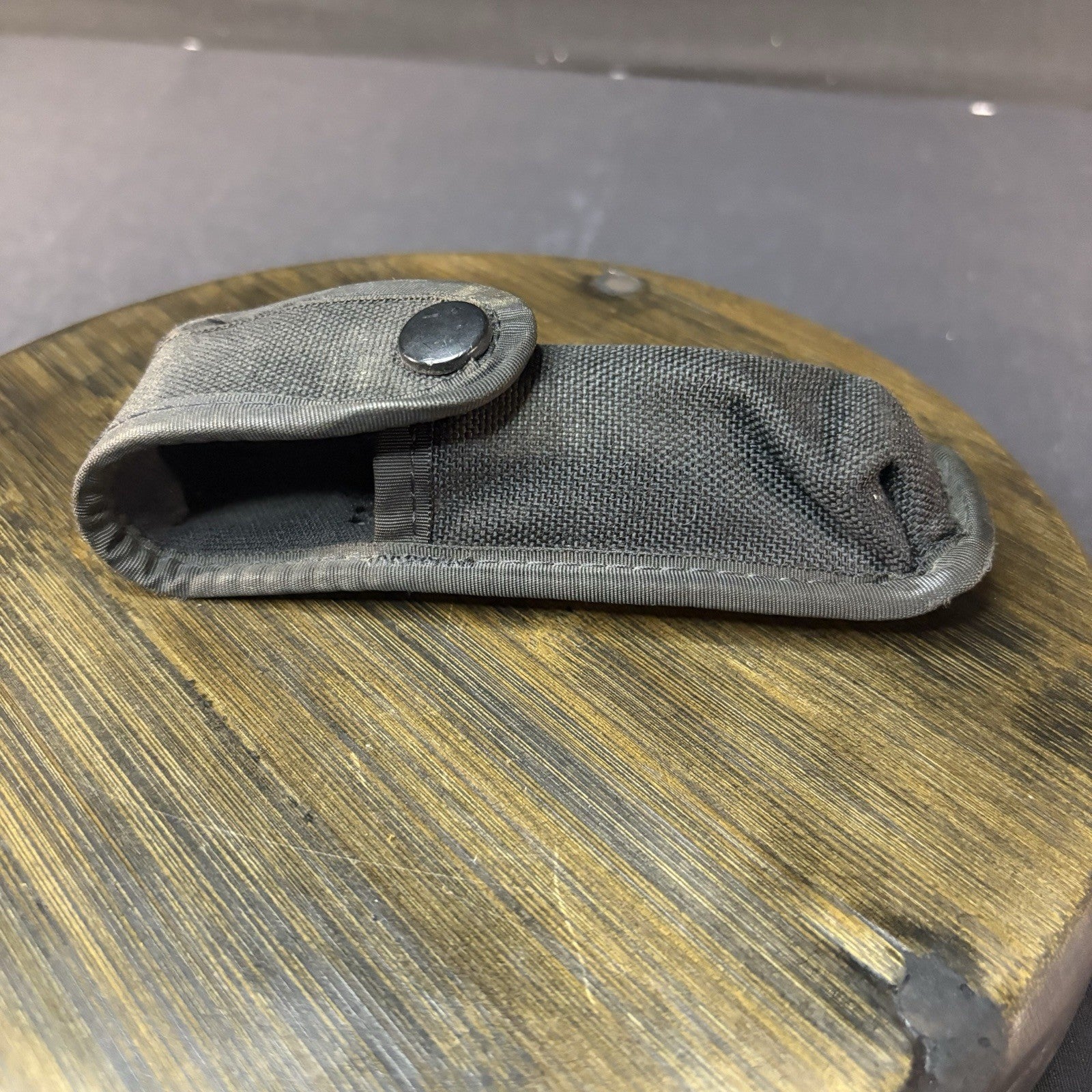 Uncle Mikes Compact Flashlight Pouch, Duty Belt Gear Black Nylon Case ~ 6”~2