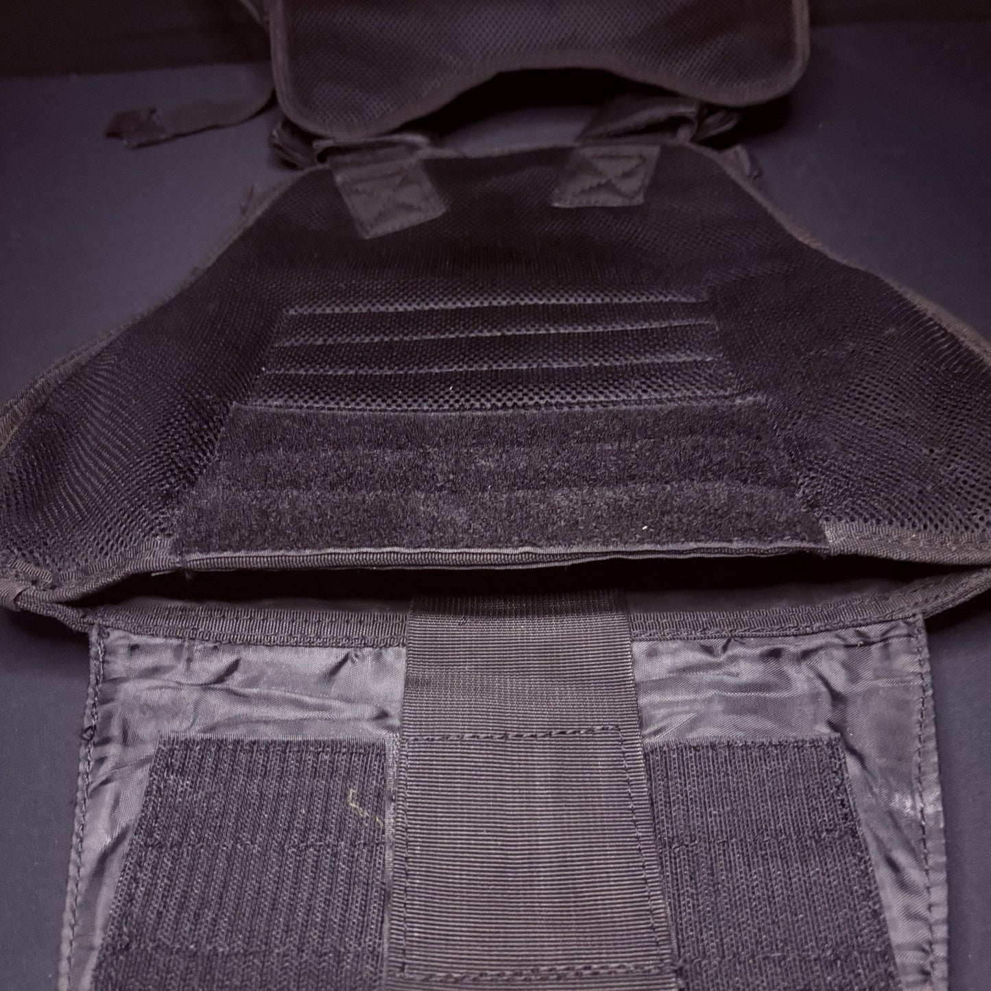 PROTECH Tactical Plate Rack Carrier 10"X12" (Adjustable Size) Black MOLLE Nylon9