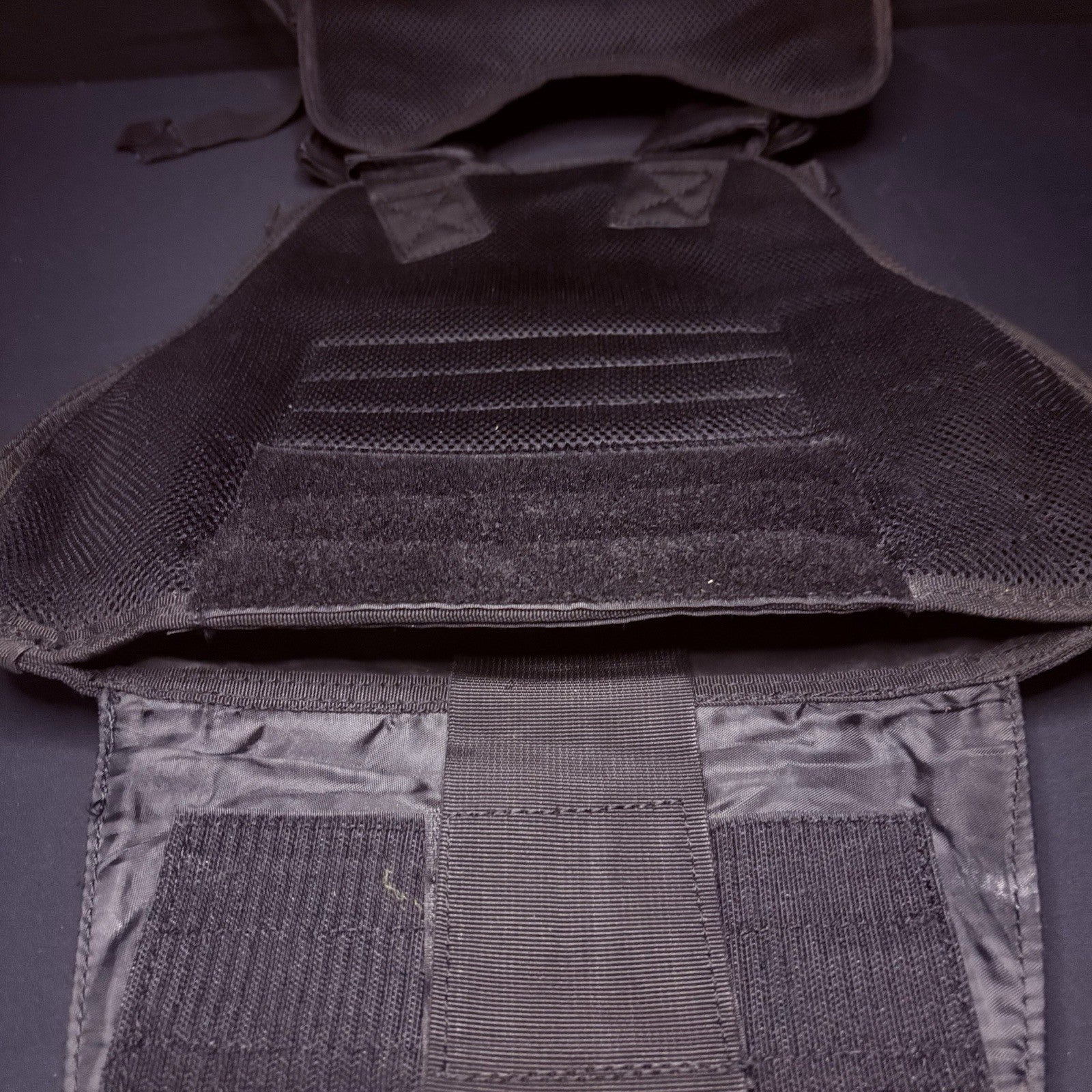 PROTECH Tactical Plate Rack Carrier 10"X12" (Adjustable Size) Black MOLLE Nylon9