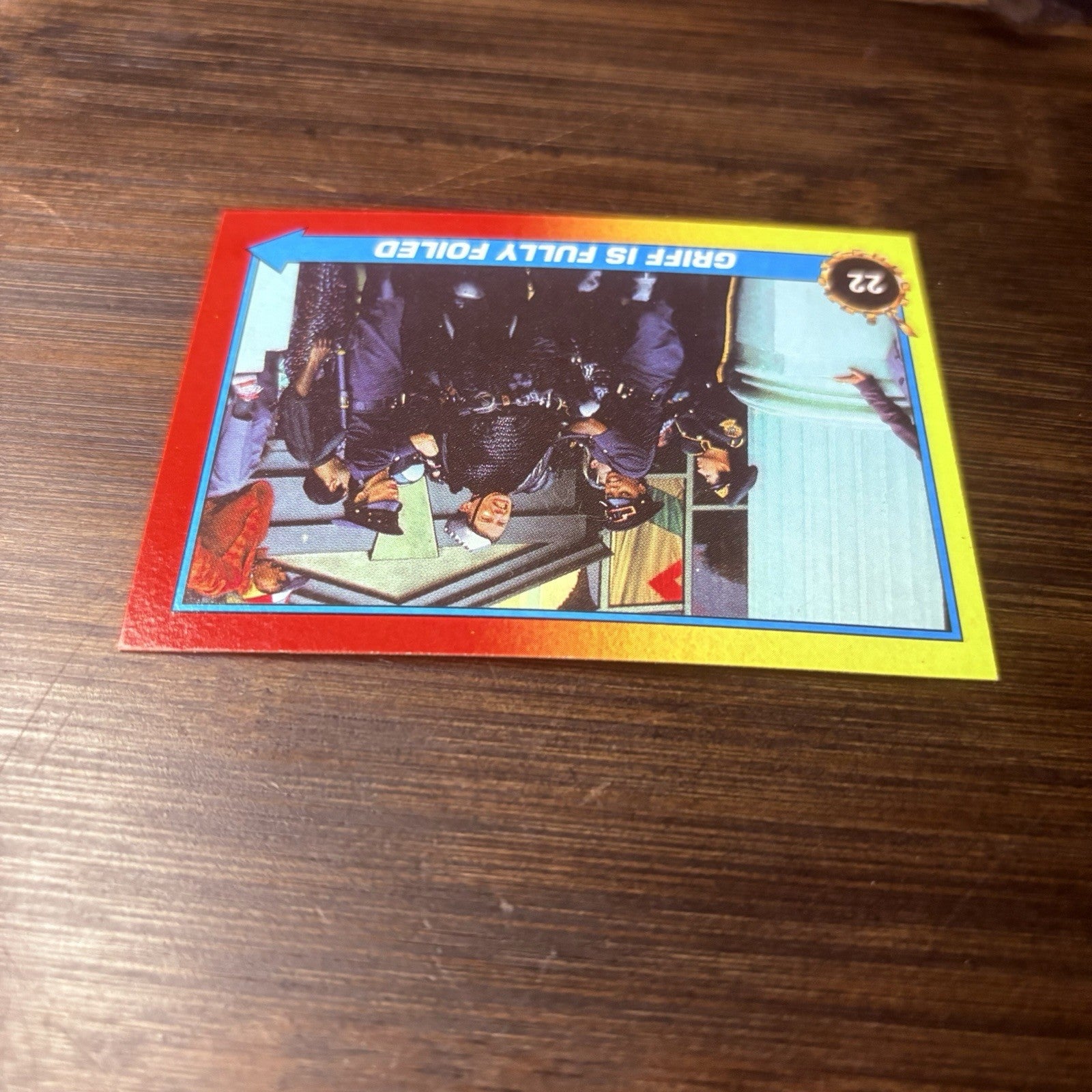 Back To The Future 2 1989 Topps #22 "Griff Is Fully Foiled" High Grade Card8