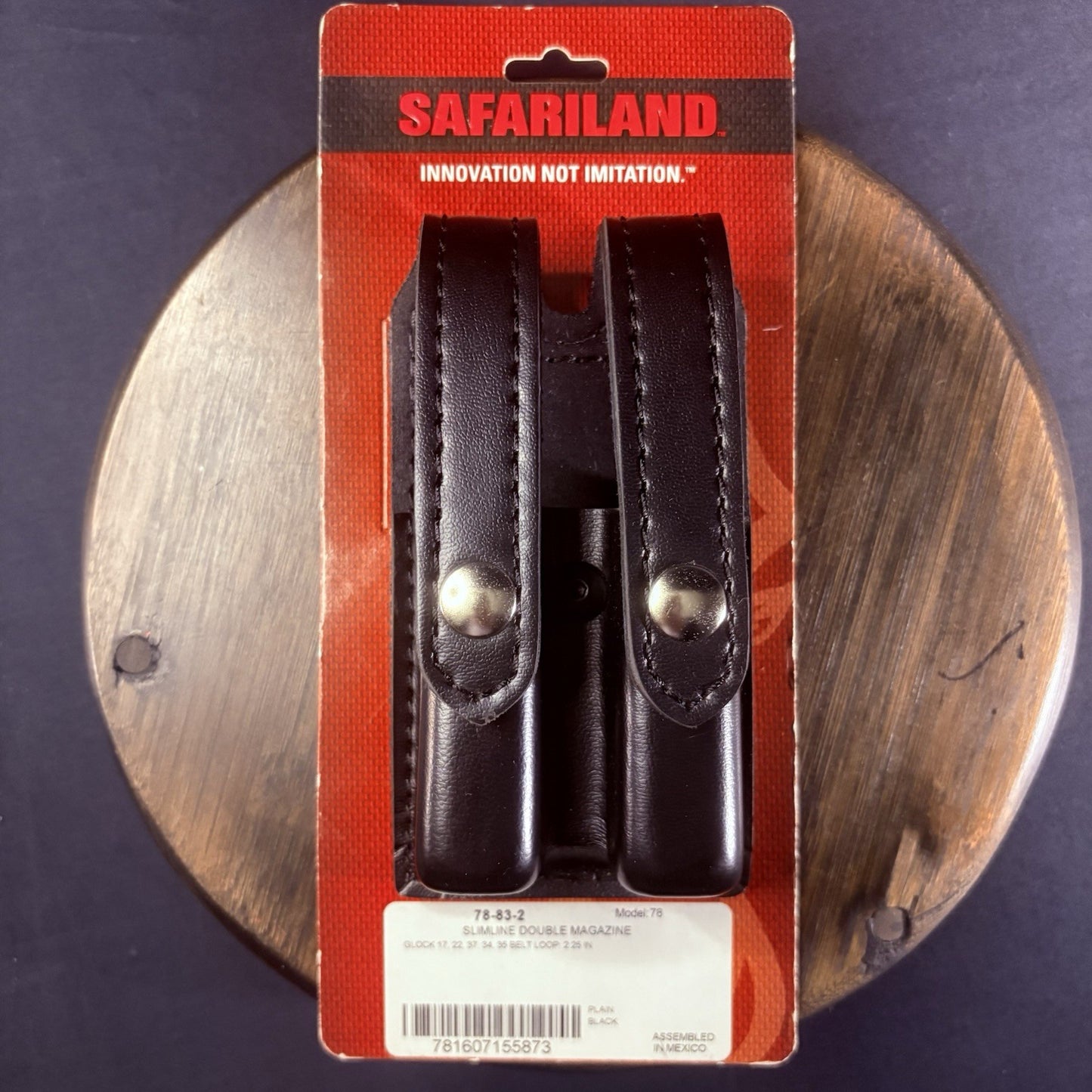 Safariland 78 Slimline Double Magazine Pouch For Glock 17, 22, 34, 35, 370