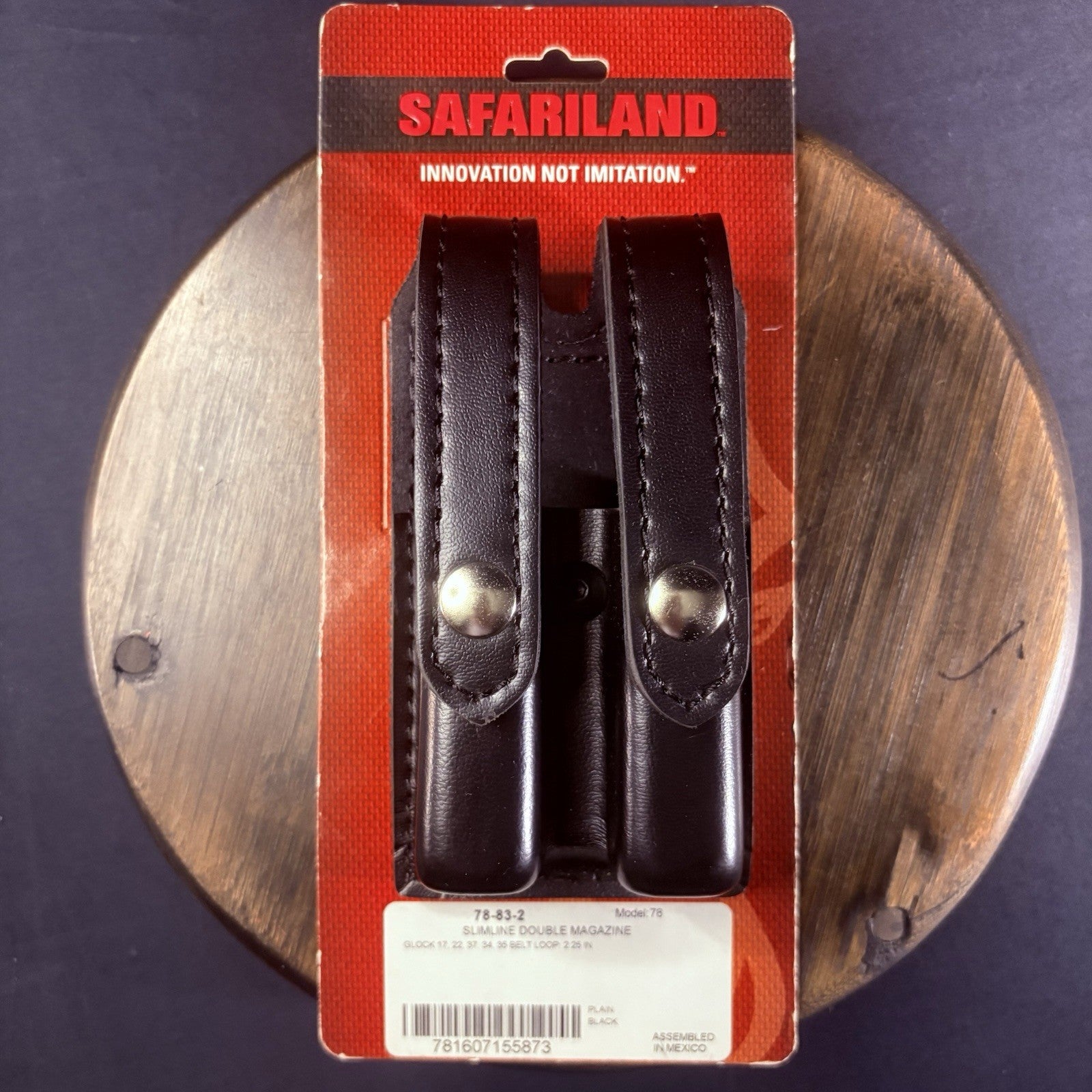 Safariland 78 Slimline Double Magazine Pouch For Glock 17, 22, 34, 35, 370