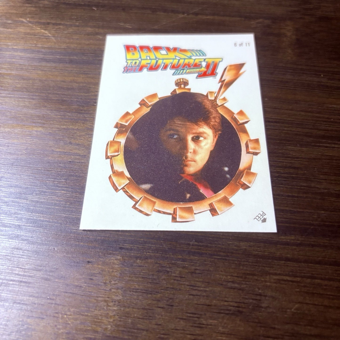 1989 Topps Back to the Future II Sticker Card #6 of 11, High Grade See Photos6