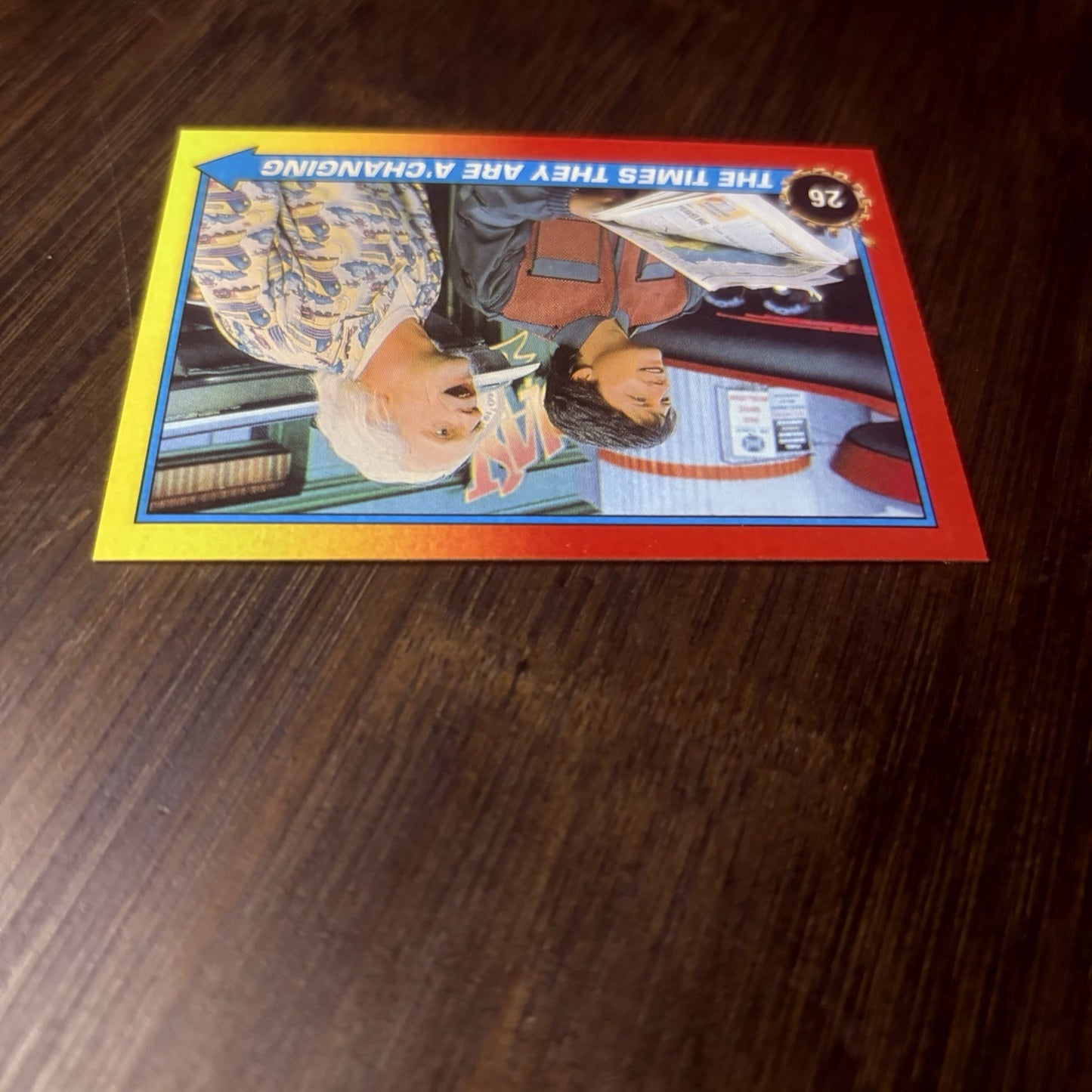 1989 Back to the Future "Times They are A'Changing" #26 High Grade Trading Card8