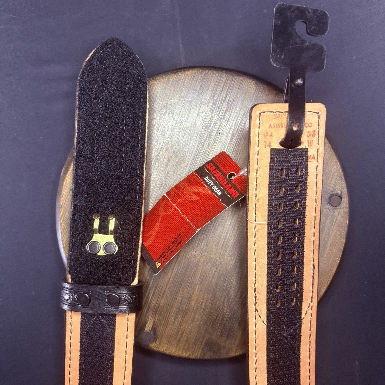 Safariland Buckleless Duty Belt Size: 36" Model 94 Lined Basket Weave 94-36-42