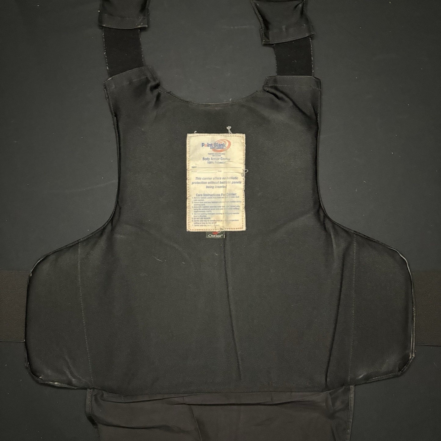 PB Armor 3A Bullet Proof Vest Size Medium IIIA Concealable Vest w/Trauma Plate4