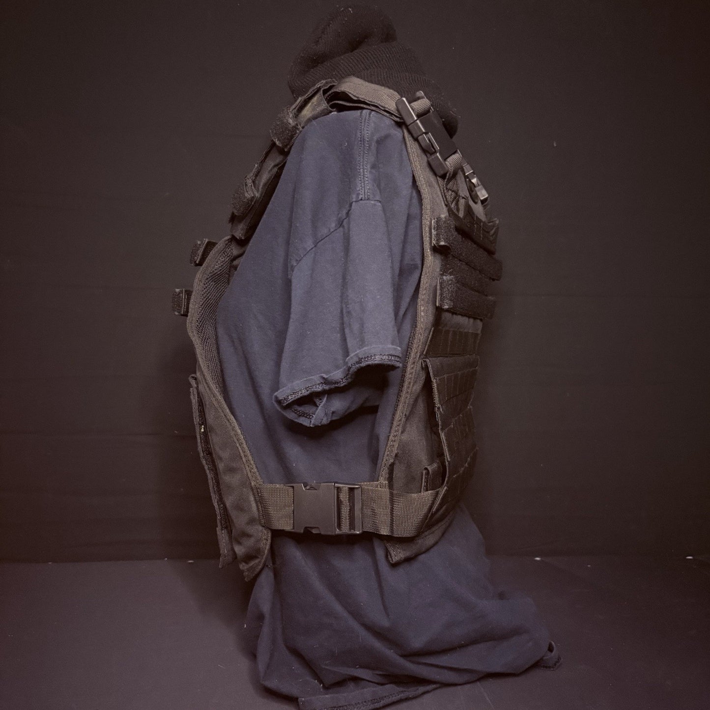 PROTECH Tactical Plate Rack Carrier 10"X12" (Adjustable Size) Black MOLLE Nylon4