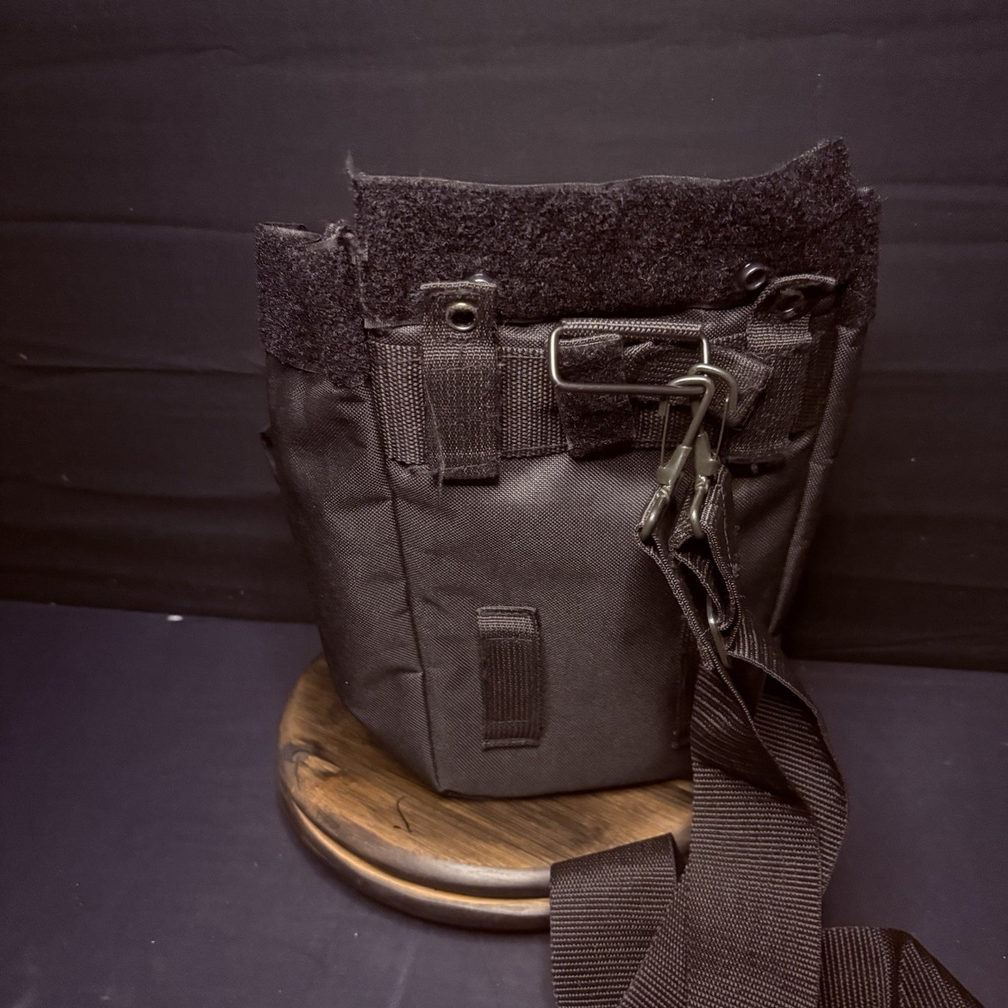 Gas Mask Or Large Utility Pouch EMT Tactical Military Hunting Black Nylon Case2