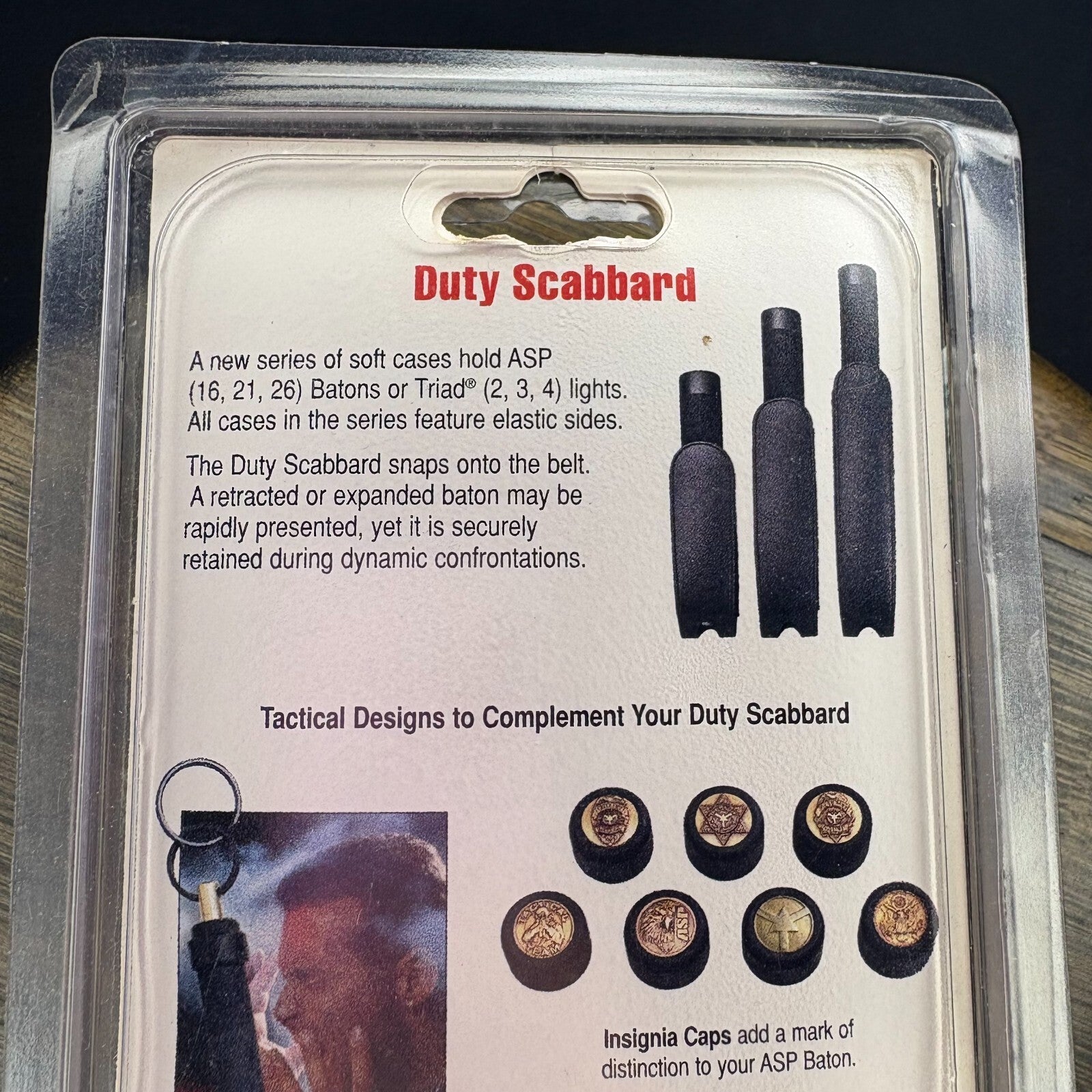 ASP Leather Duty Scabard/ Holster For 16” FrictionLoc Or Triad Flashlight9