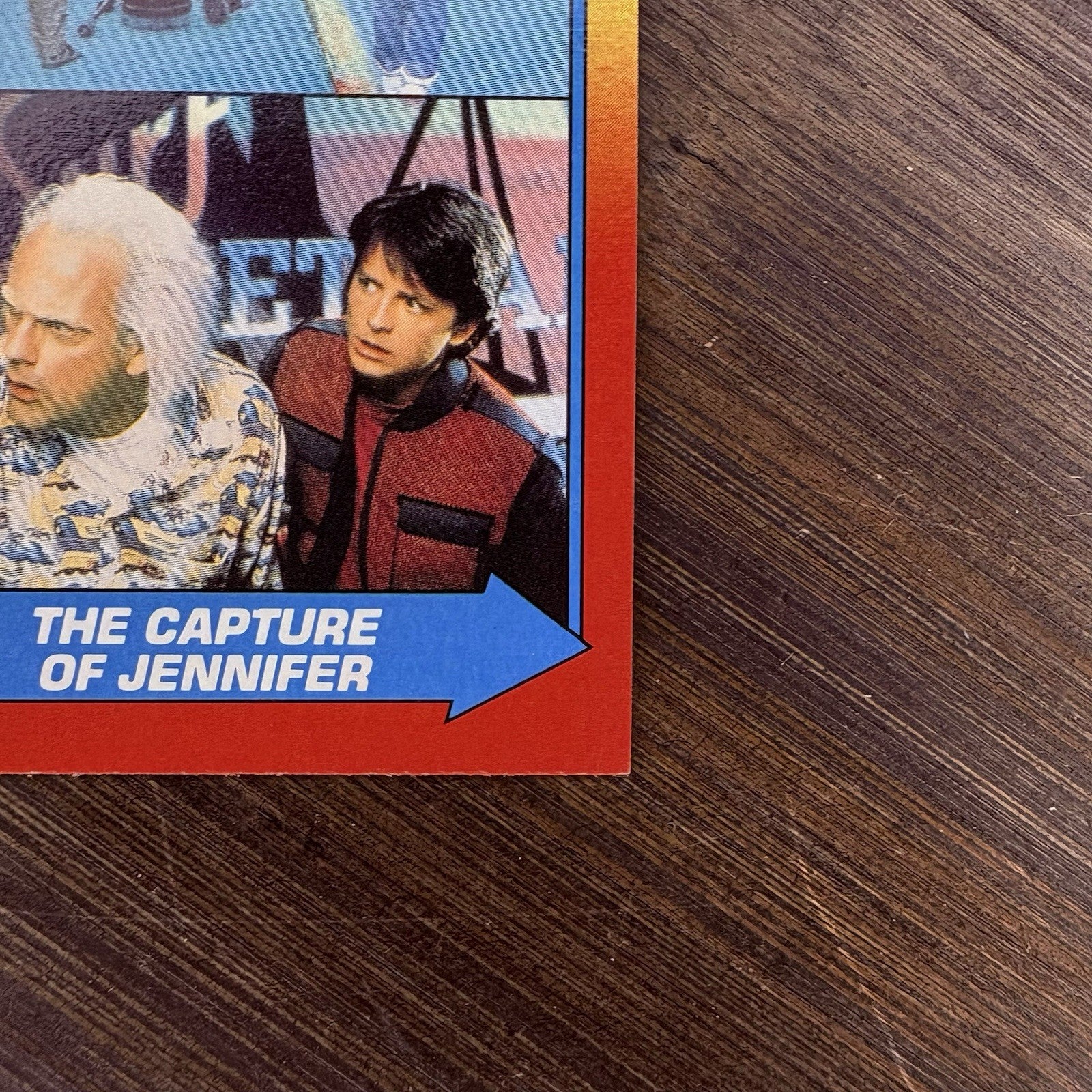 1989 Back To The Future #28 Topps Trading Card "The Capture Of Jennifer"3