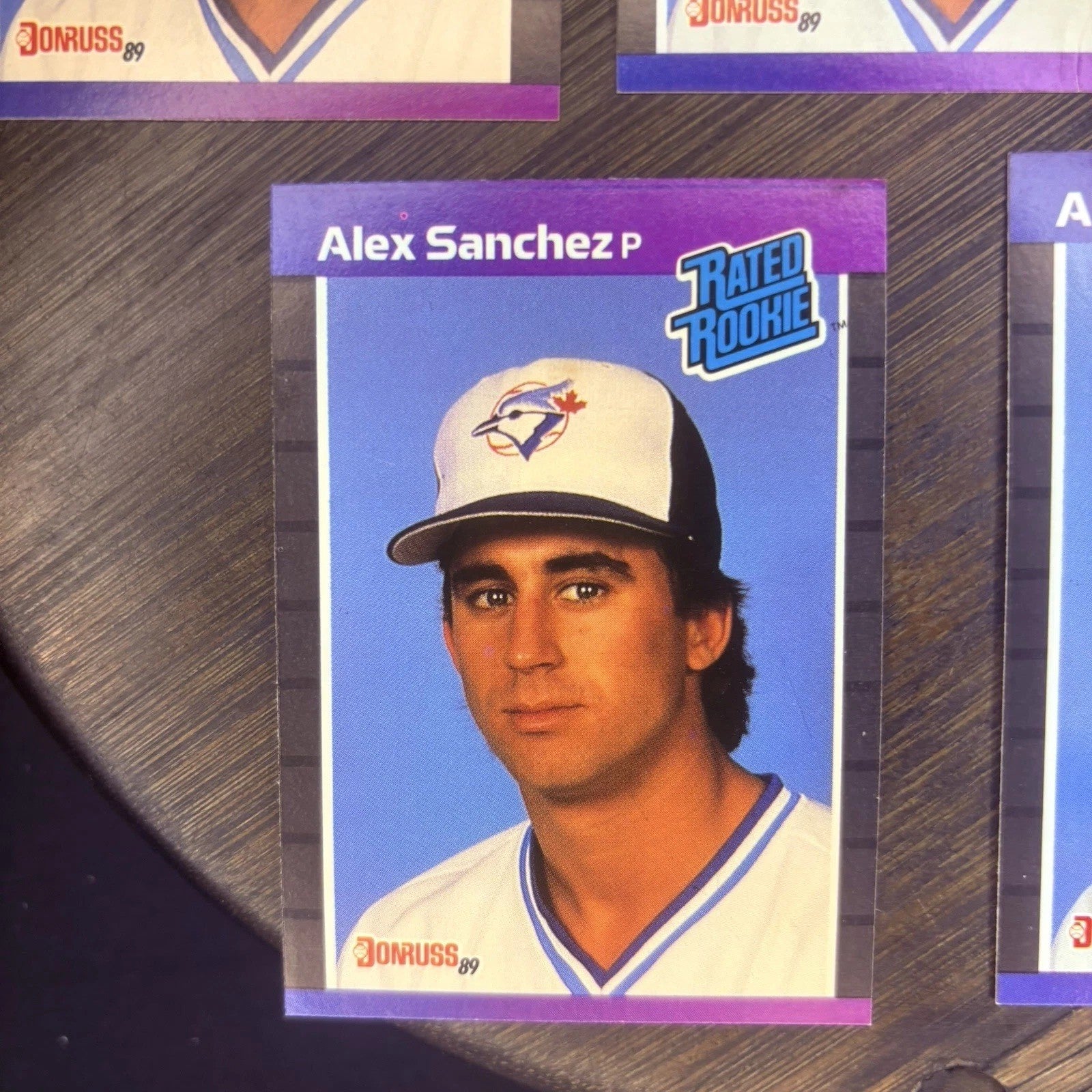 (Lot Of 5) 1989 Donruss # 47 ALEX SANCHEZ RATED ROOKIE RC Toronto Blue Jays2