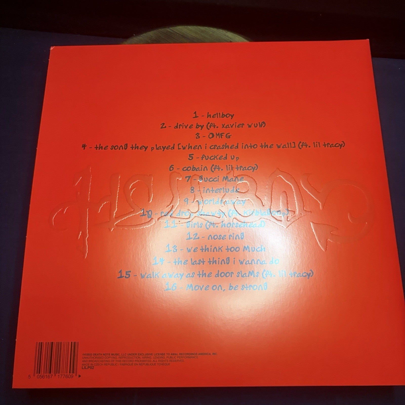 Lil Peep ‎- Hellboy Mixtape 2 x LP COLORED VINYL ALBUM NEW RECORD cut at 45 rpm11
