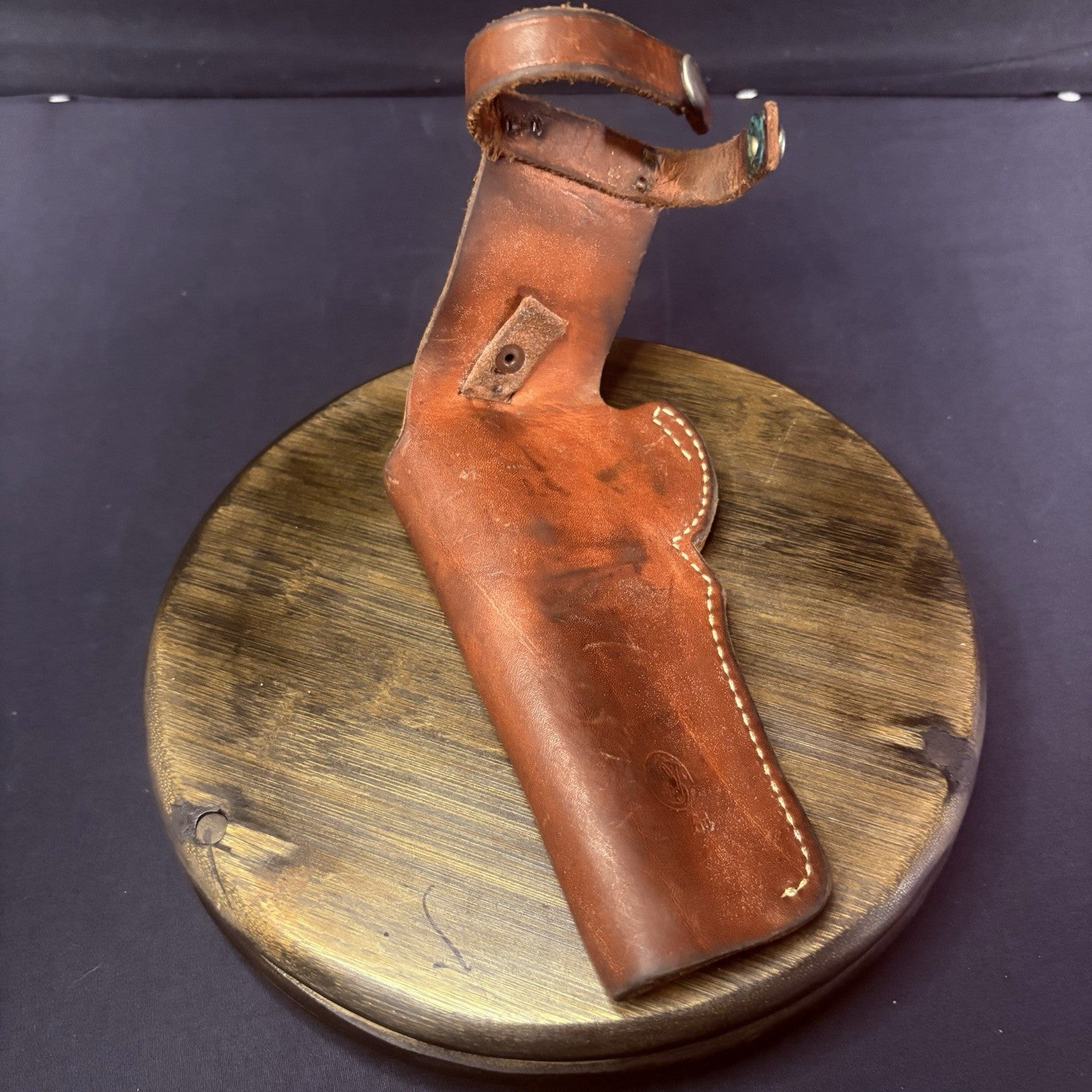 Smith & Wesson 4" K Frame Revolver Holster Leather (Size 21 64) Retention Snaps4