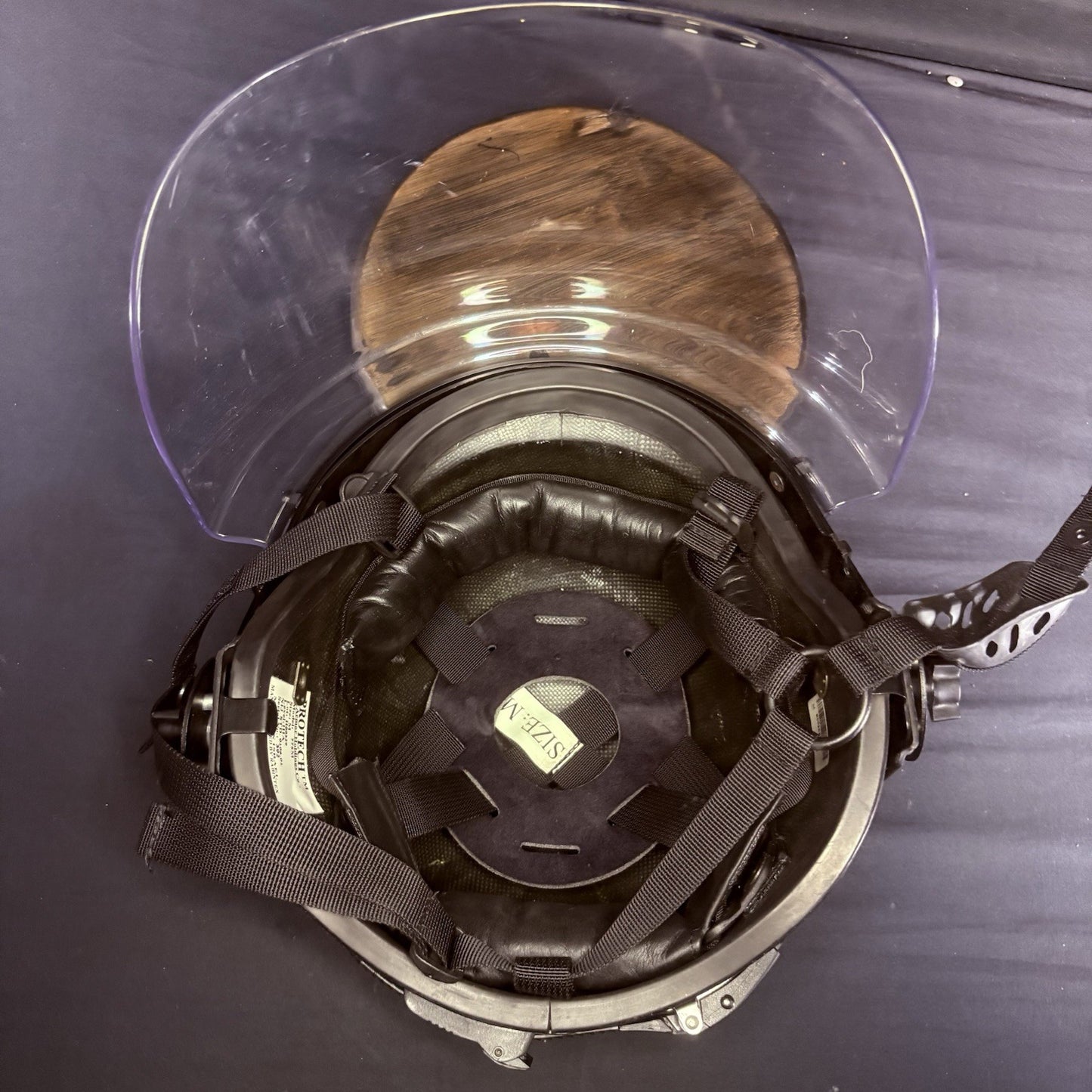 Protech IIIA(3A) Ballistic Helmet Removable Face Shield Size Medium Bullet Proof18