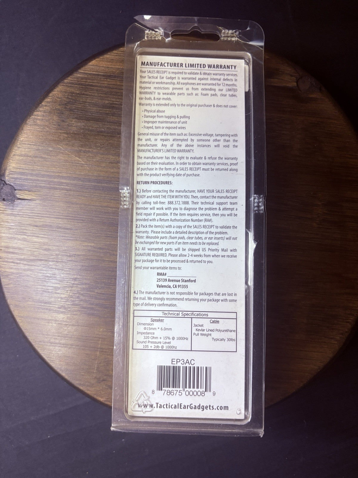 RABBIT 3.5mm Threaded Listen Only Police Earpiece for Motorola XTS Series Radios6