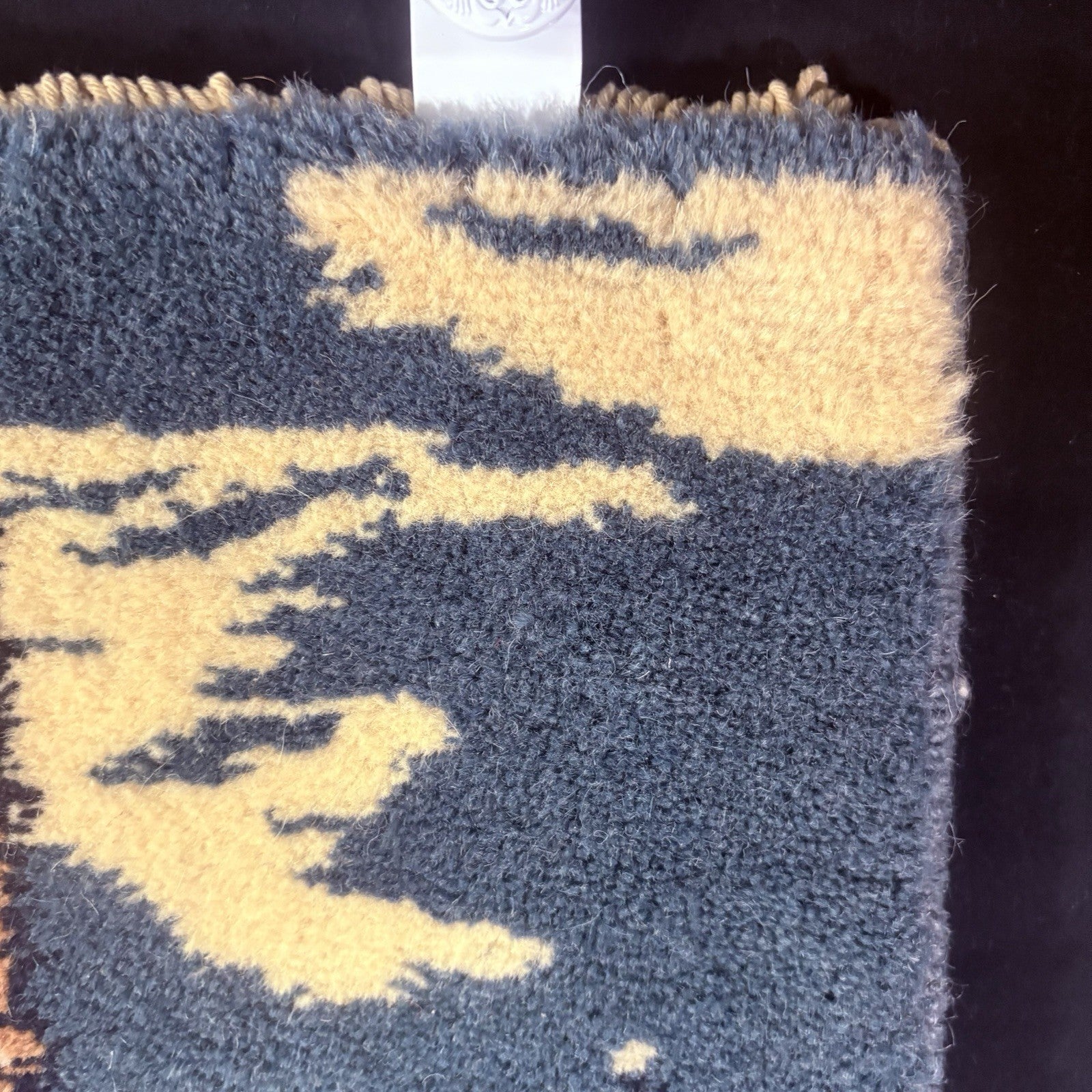 Hand Knotted Muslim Rug Turkish Pictorial Prayer Rug 2x1 Mosque Very Thick10