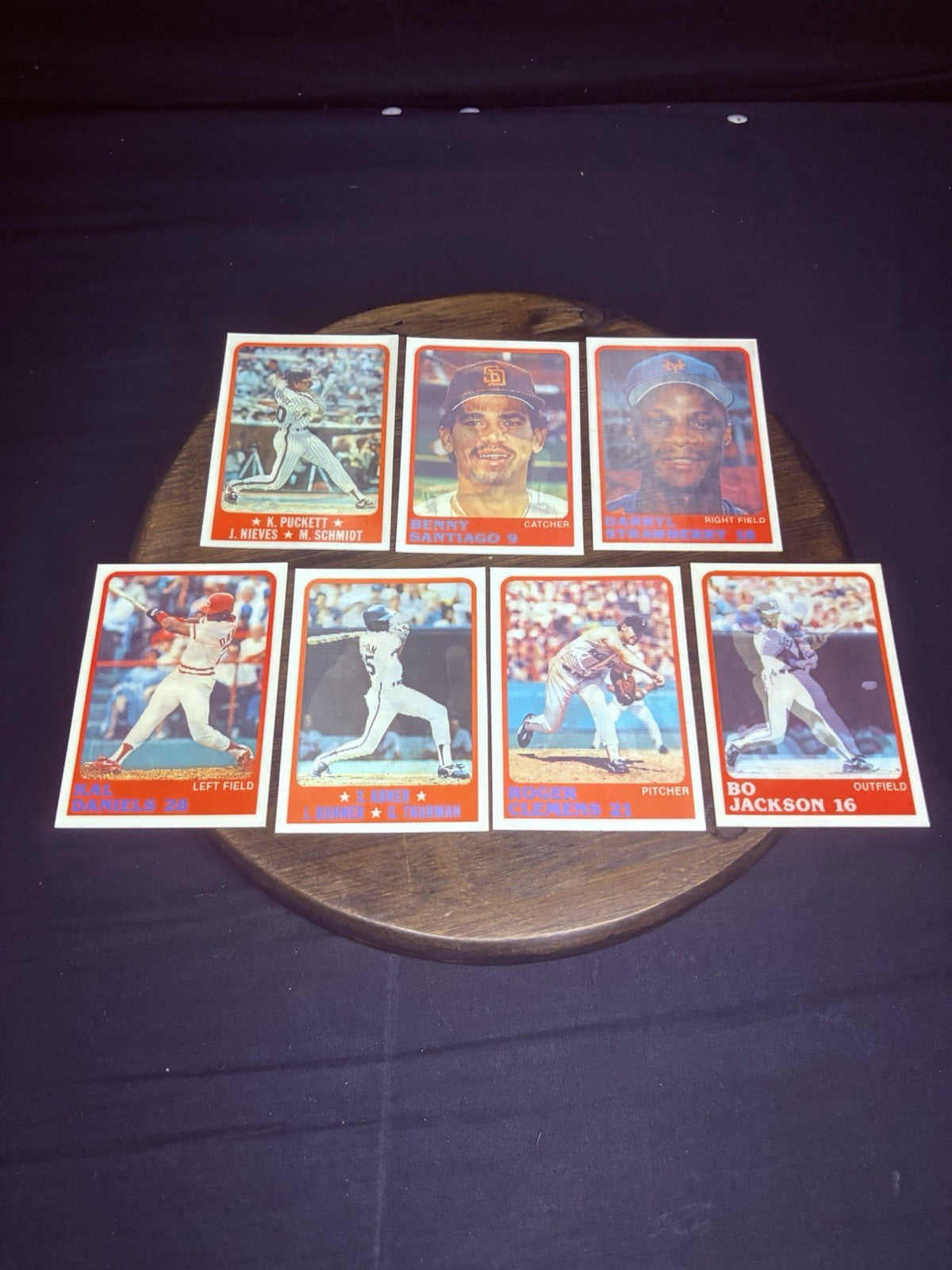 Vintage 1988 Hologram Sportflics (Lot of 7) Rare High Grade Card BO JACKSON2