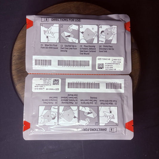 Twin Pack – HyFin Vent Compact Chest Seal (2 Seals Total) | for Entry/Exit1