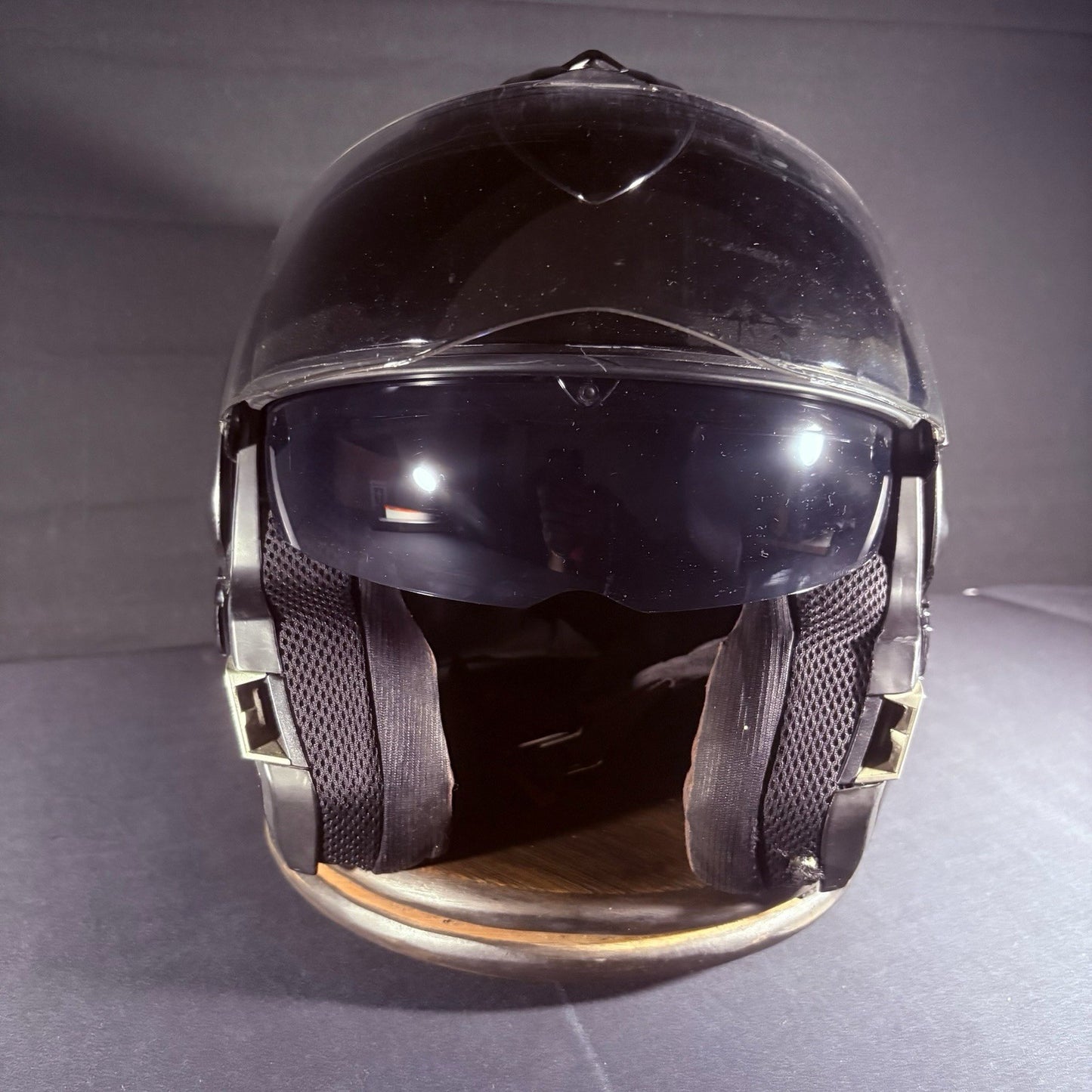 Shark Evoline S3 Motorcycle Helmet Size Large With Sun Visor Black/White8