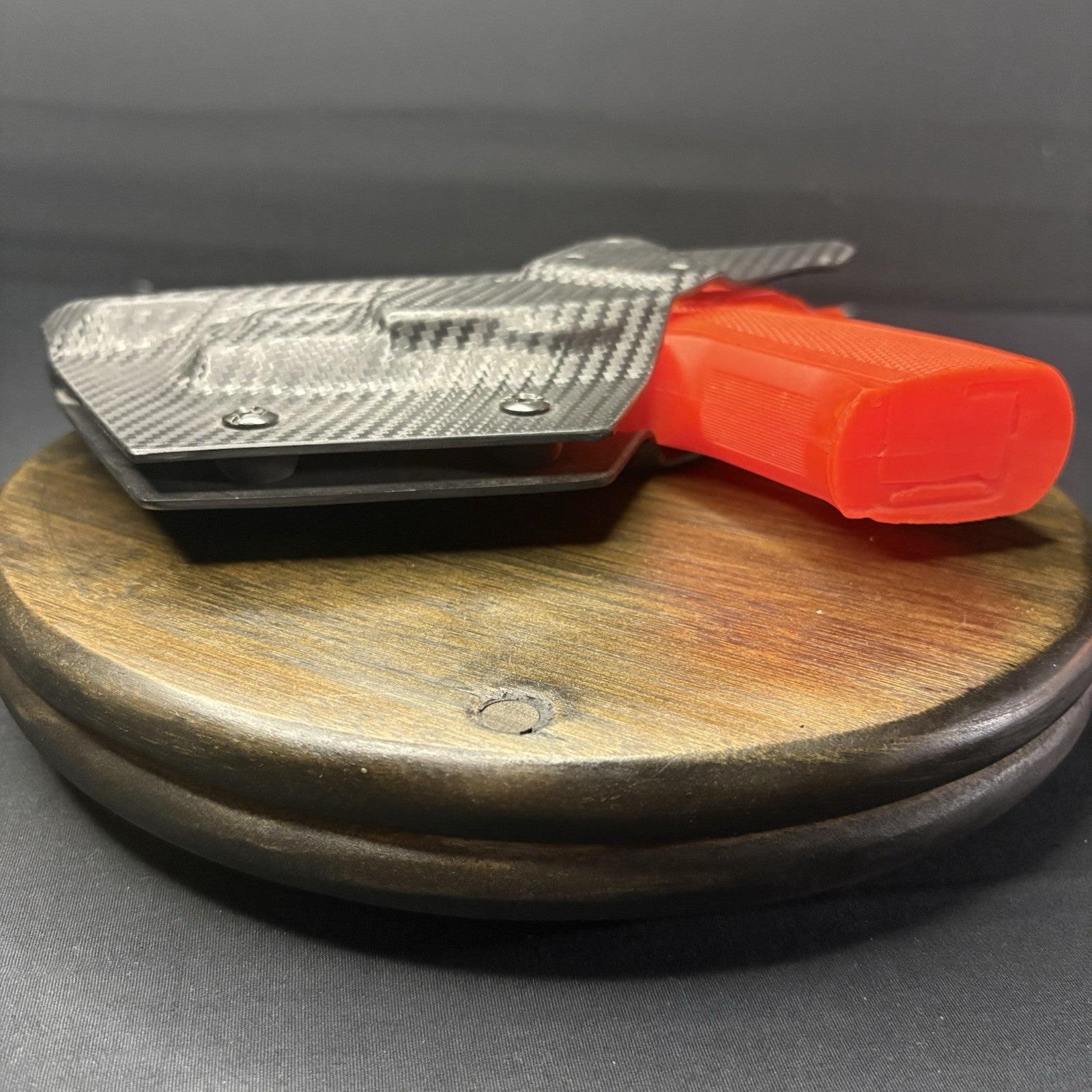 S&W 5906 Holster w/Flashlight Carbon Fiber Smith and Wesson 5906 No Clip Or Loop3