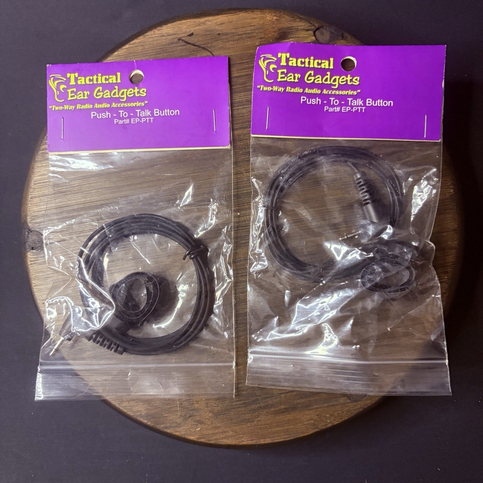 (2) Two Way Radio Push To Talk Button 2.5mm Jack w/Ear Phone Connection (EPPTT)8